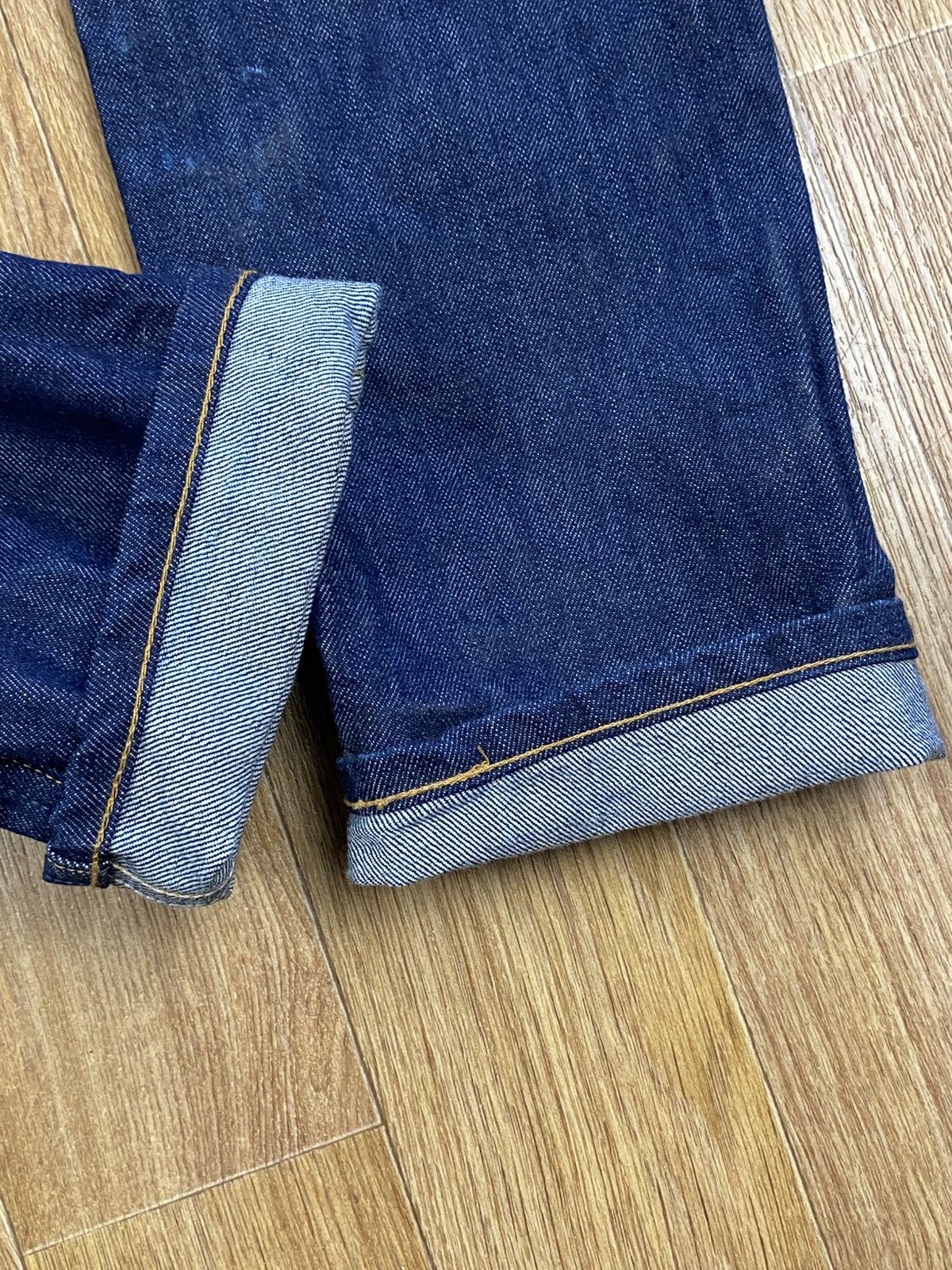 LVC × Levi's Vintage Clothing LVC Levi’s Blue Raw Denim Skinny Jeans Made in USA Talon Zip Size US 32 / EU 48 - 14 Thumbnail