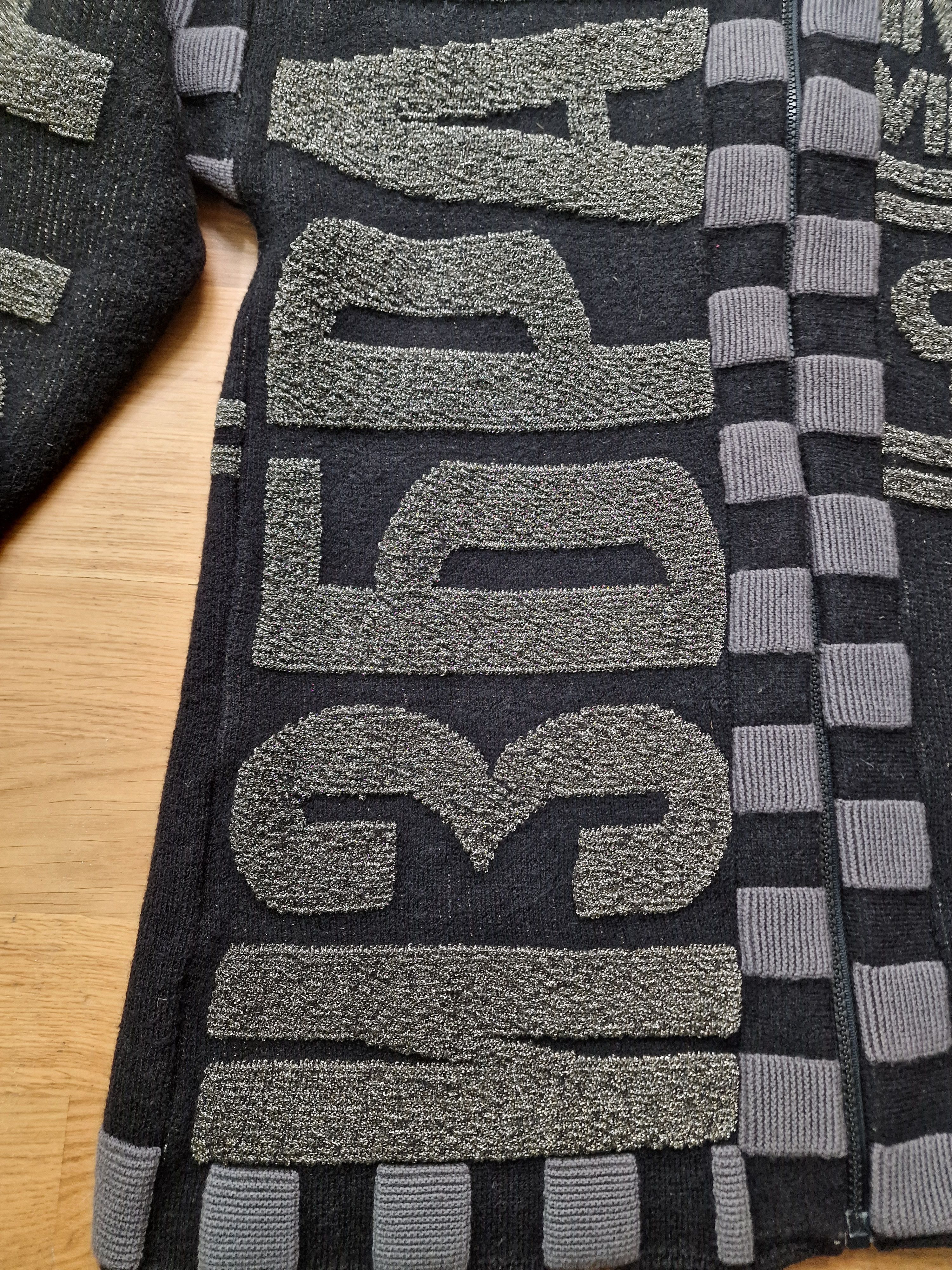 Jean Paul Gaultier Jean Paul Gaultier Equator F/W 1986 Russian Lurex Sweater Size US L / EU 52-54 / 3 - 3 Thumbnail
