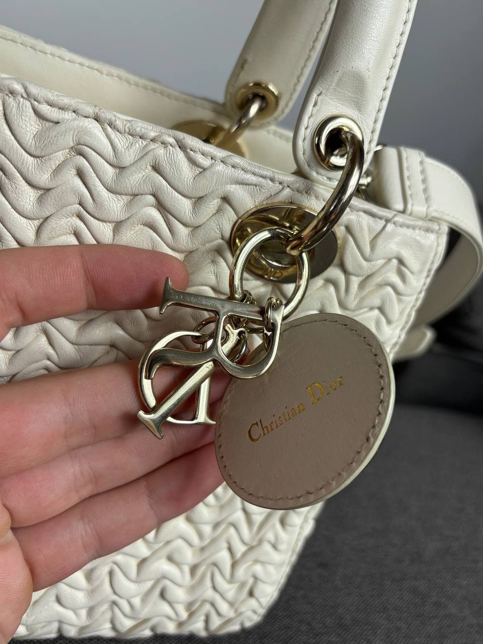 Dior Dior Lady Leather Bag Size ONE SIZE - 13 Thumbnail