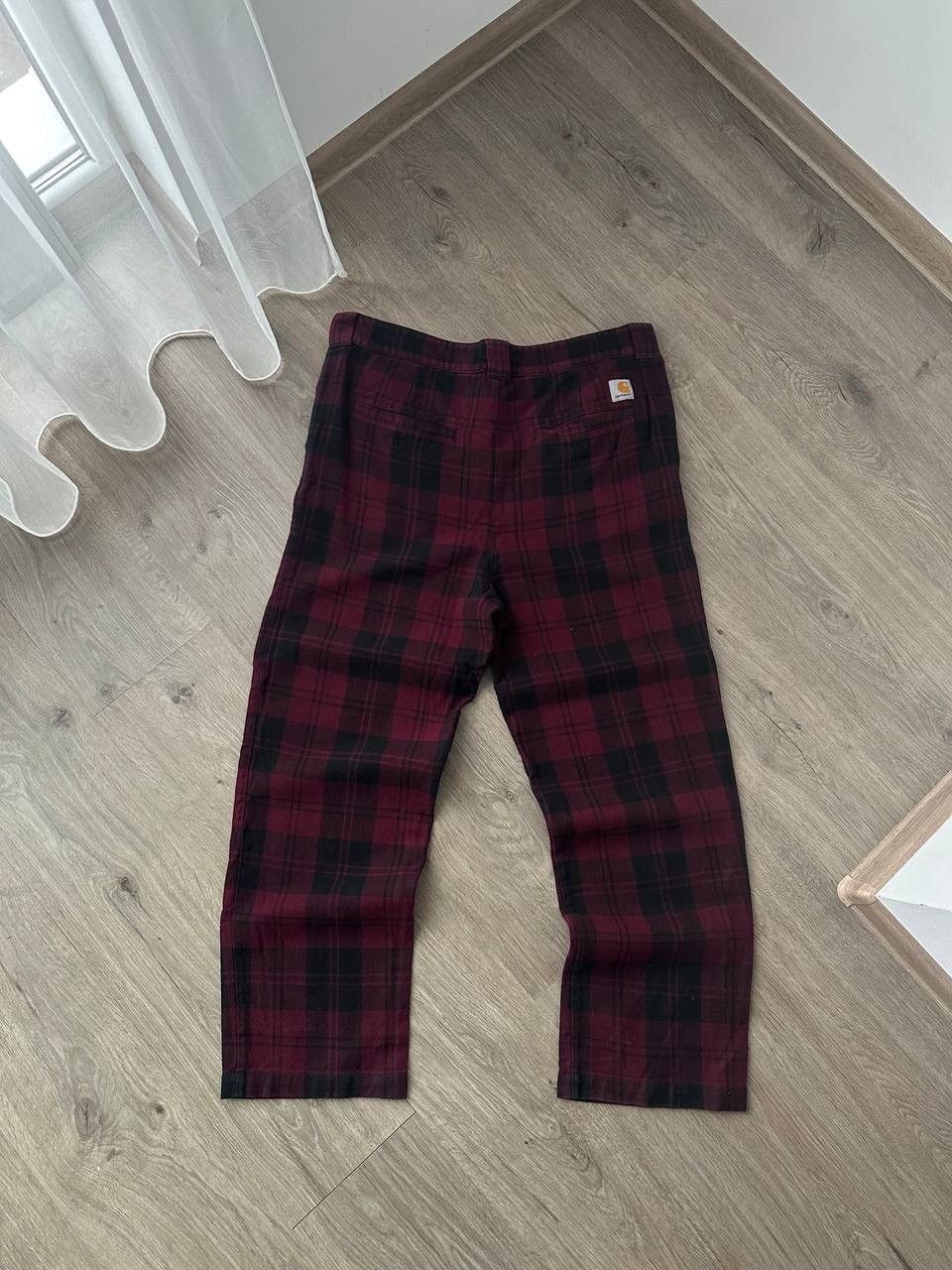 Carhartt × Carhartt Wip × Vintage Vintage Carhartt Pulford Cotton Red Cage Pants Size US 35 - 8 Thumbnail