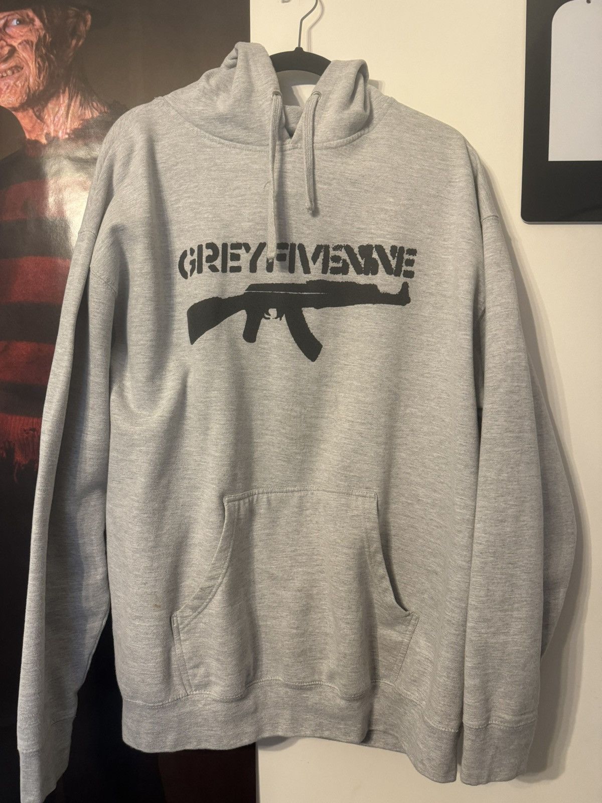 image of Pouya Uicideboy Merch 2018 $Uicideboy$ Greyfivenine Ak Hoodie, Men's (Size 2XL)