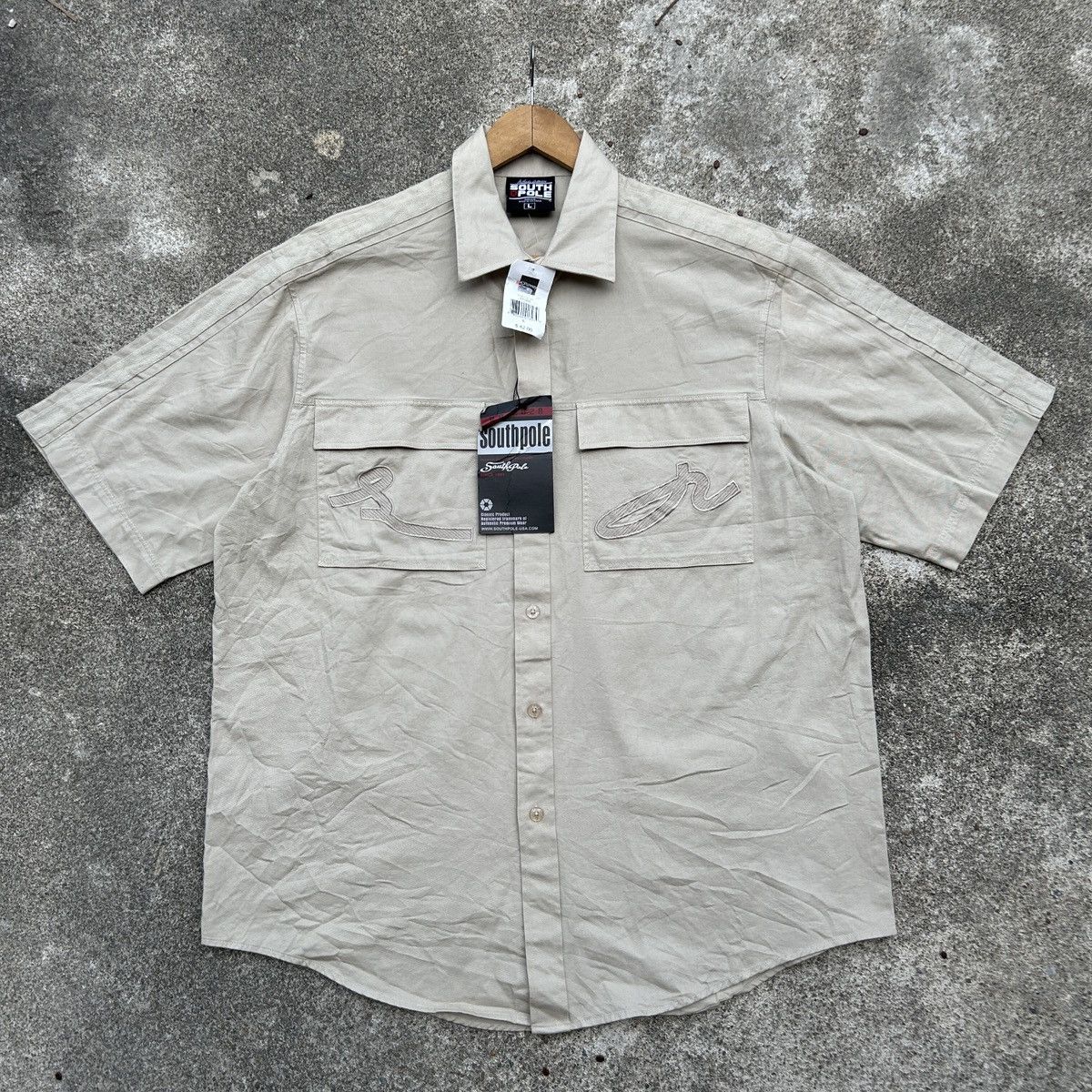 Southpole Southpole Shirt Large Button Up Shirt Pockets Y2K Size US L / EU 52-54 / 3 - 1 Thumbnail