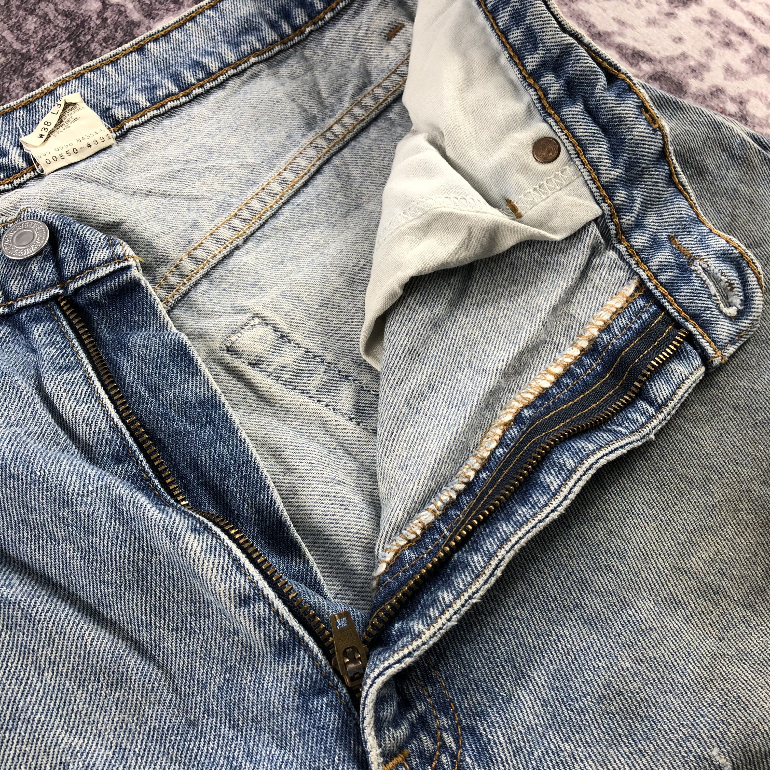 Levi's × Vintage 90s Vintage Blue Wash Levis 550 Jeans-JM3150 Size US 36 / EU 52 - 10 Thumbnail