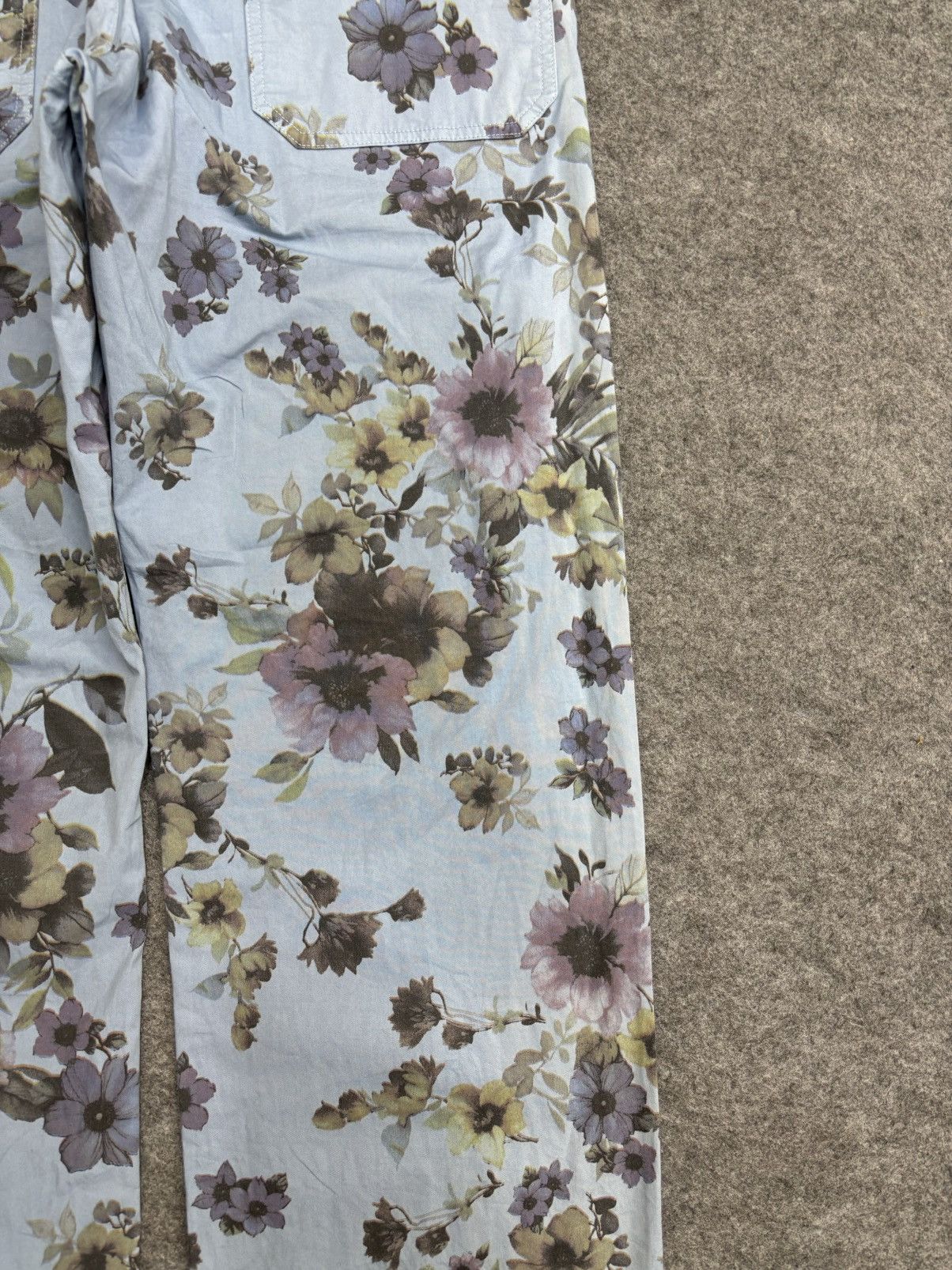 Ts(S) 💥Floral Style💥Archival ts(s) Light Baker Pant F588 Size US 35 - 11 Thumbnail