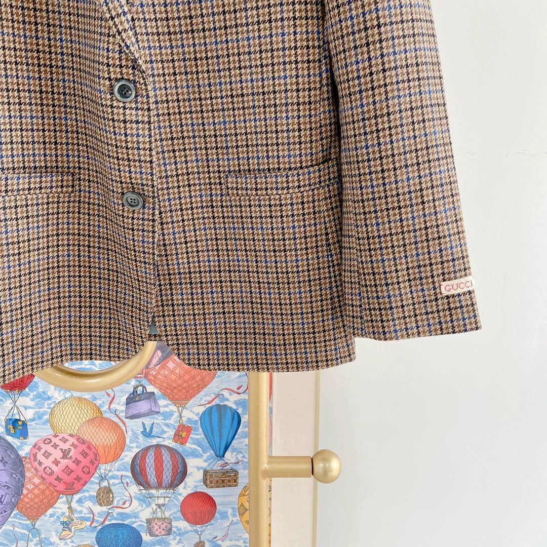 Gucci Gucci tartan blazer IT40 NWT Size S / US 4 / IT 40 - 4 Thumbnail