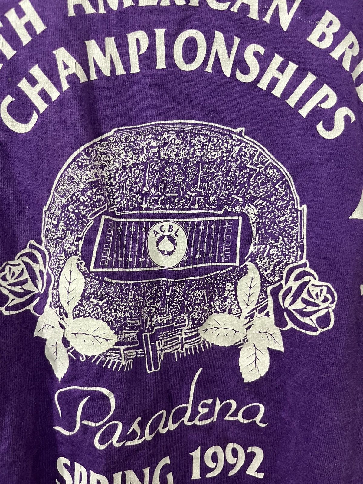 Pasadena Leisure Club Vintage 90s 1992 NORTH AMERICAN BRIDGE PASADENA Size US XL / EU 56 / 4 - 3 Thumbnail