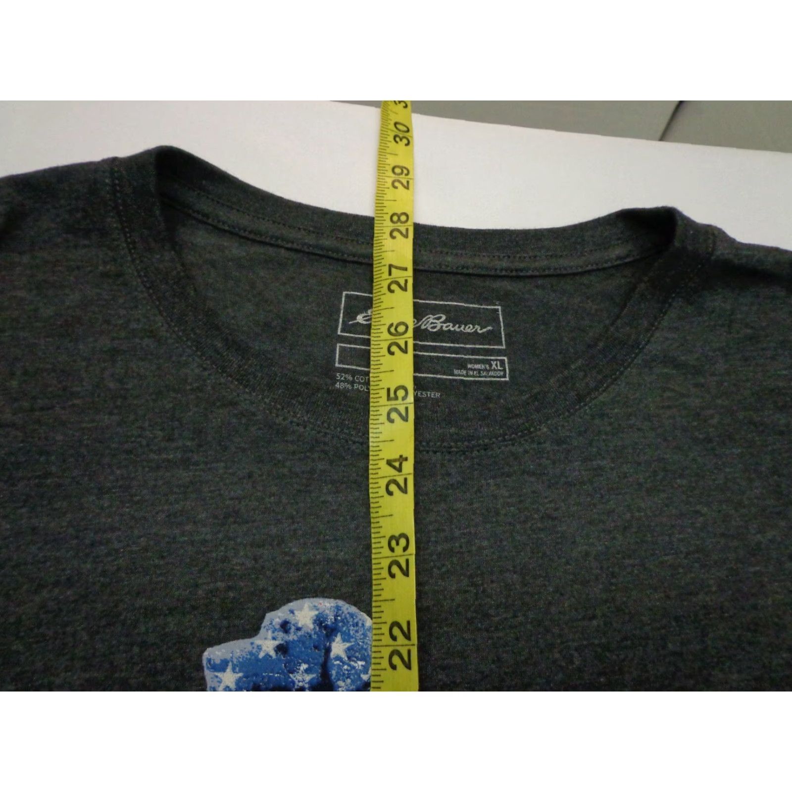 Eddie Bauer Eddie Bauer T-Shirt Women XL Gray Crew Neck Short Sleeve Patriotic Labrador Dog American Flag Size XL / US 12-14 / IT 48-50 - 6 Thumbnail