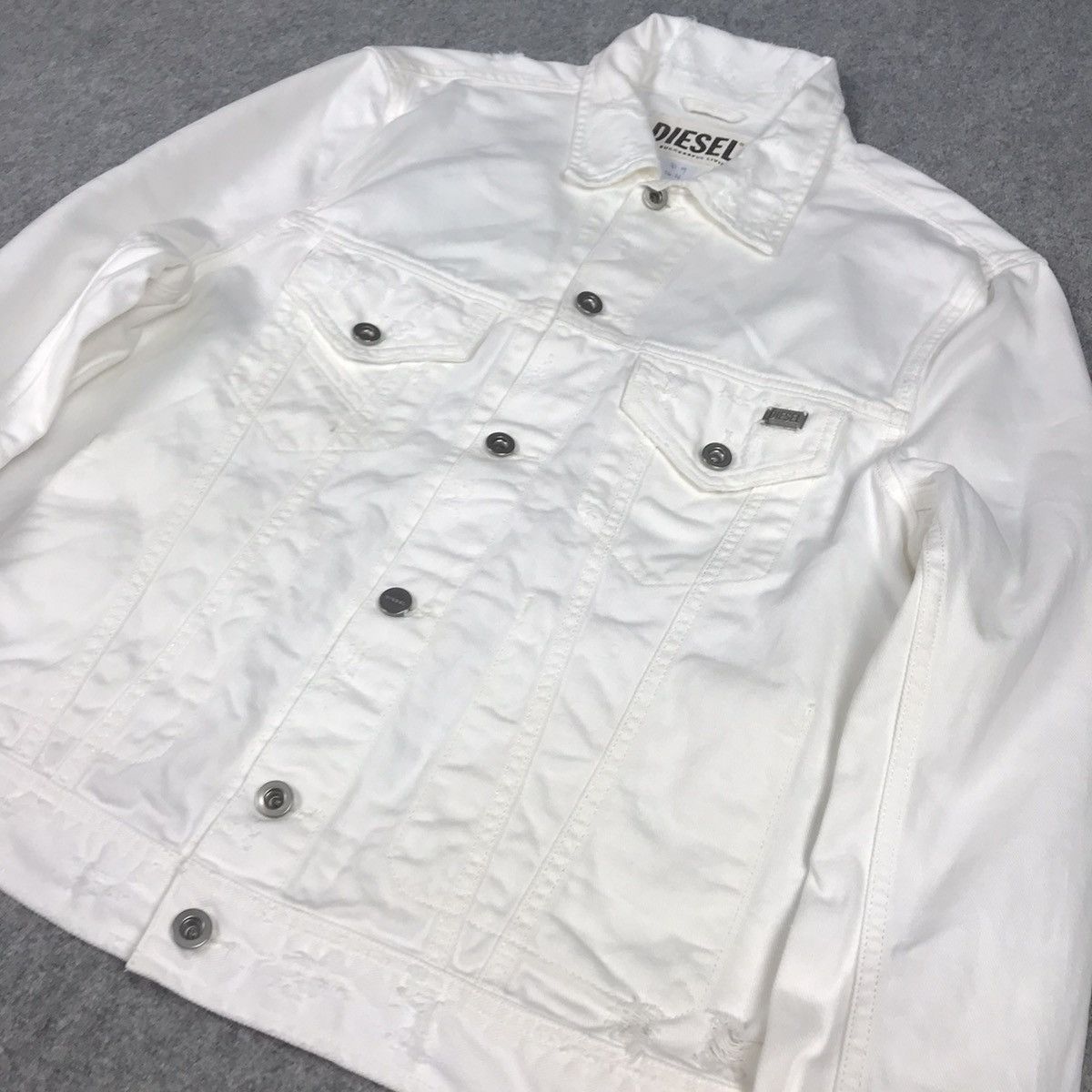 Diesel DIESEL FOR SUCCESSFULLY LIVING DISTRESSED STYLE JACKET Size US L / EU 52-54 / 3 - 5 Thumbnail