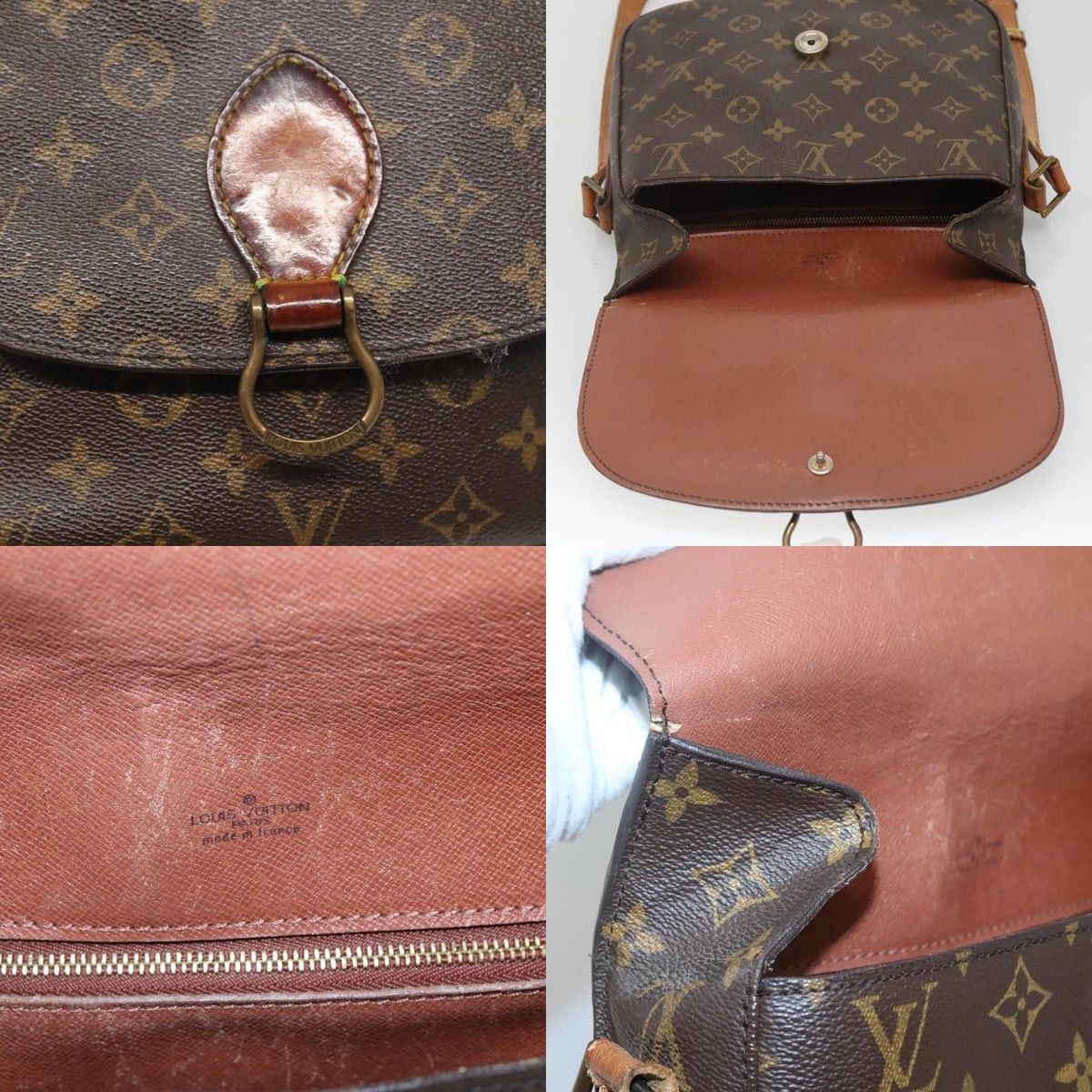 Louis Vuitton LOUIS VUITTON Monogram Saint Cloud GM Shoulder Bag M51242 Size ONE SIZE - 11 Thumbnail
