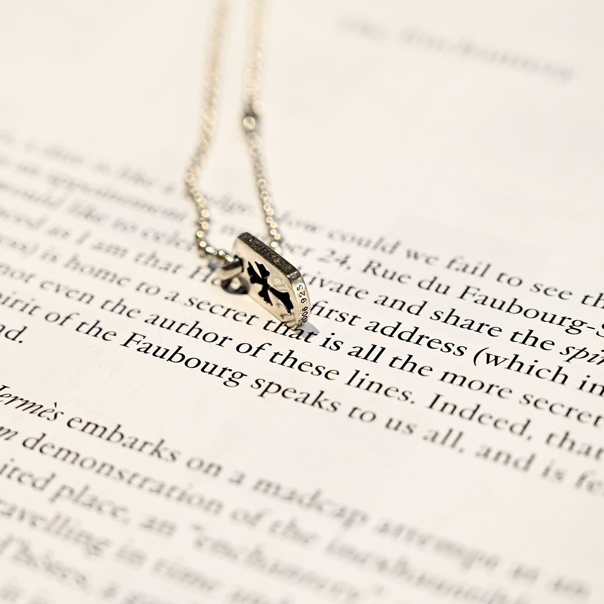 Chrome Hearts CHROME HEARTS DOG CROSS SILVER NECKLACE Size ONE SIZE - 10 Thumbnail