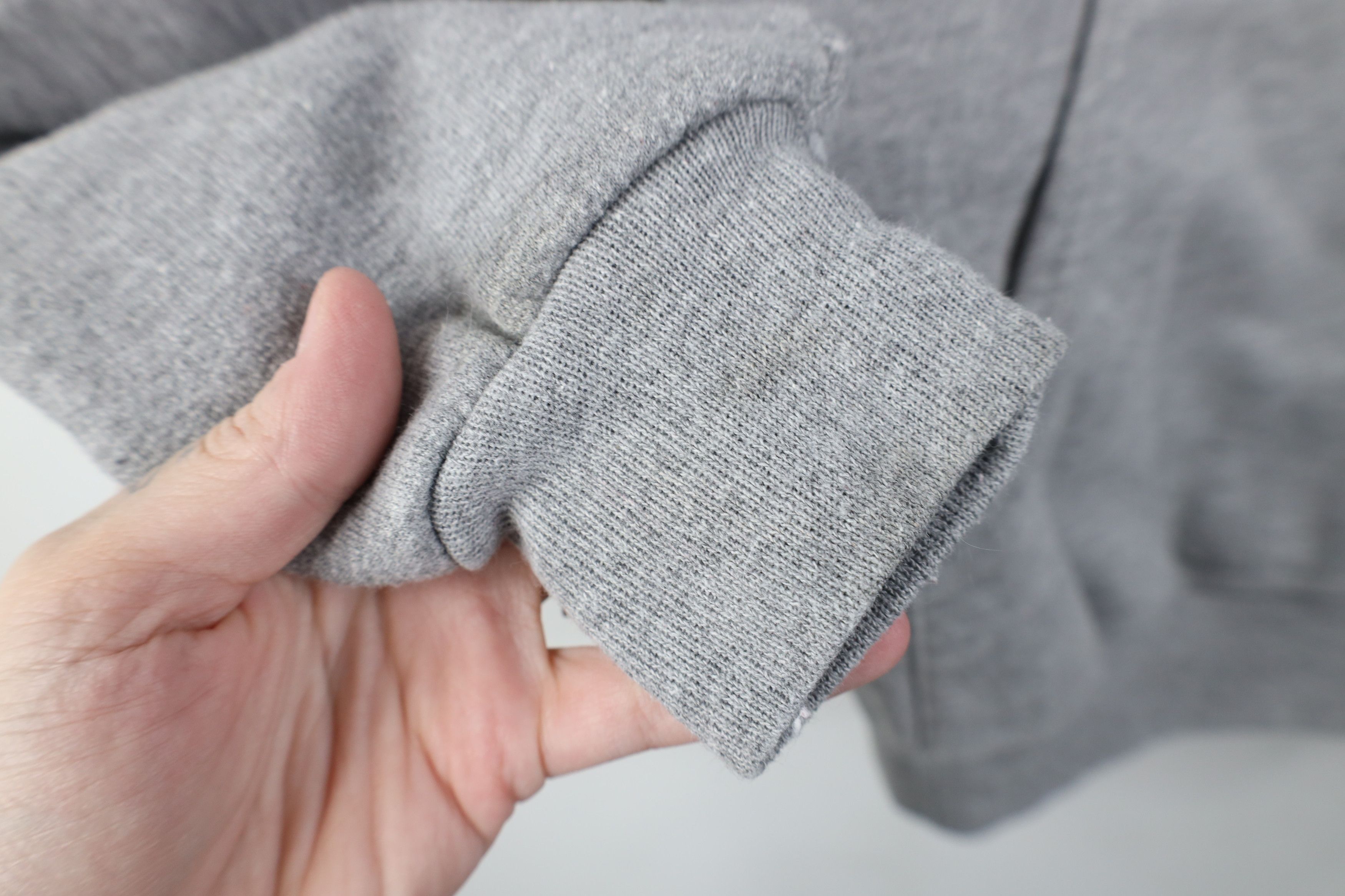 Vintage Vintage 90s Y2K Streetwear Hoodie Sweatshirt Heather Gray Size US M / EU 48-50 / 2 - 6 Thumbnail