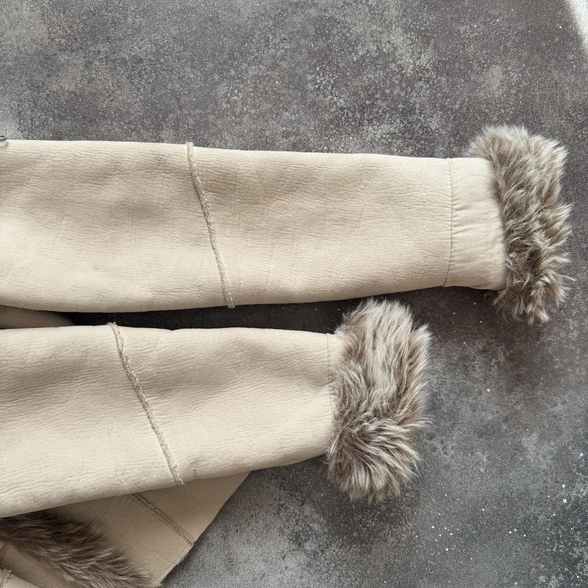 Hysteric Glamour Y2K Boho Shearling Style Faux Fur Coat Jacket Size M / US 6-8 / IT 42-44 - 8 Thumbnail
