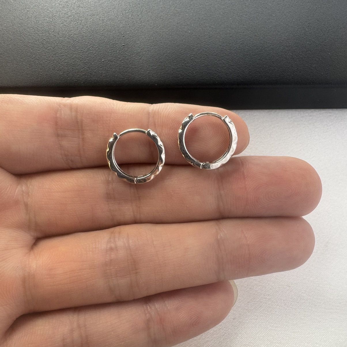 Other Small Silver Hoop Earrings for Men Women Unisex Style Size ONE SIZE - 5 Thumbnail