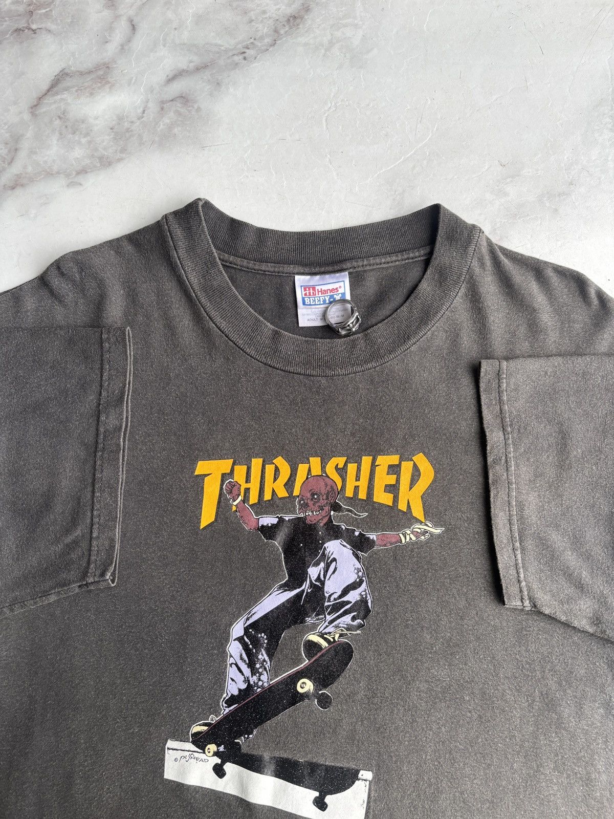90s Thrasher x Pushead