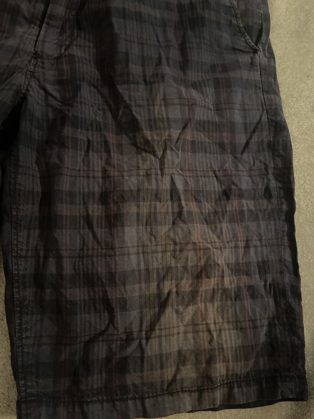 Beams Plus × Designer × Japanese Brand beams plus faded plaid shorts L distressed Size US 34 / EU 50 - 3 Thumbnail