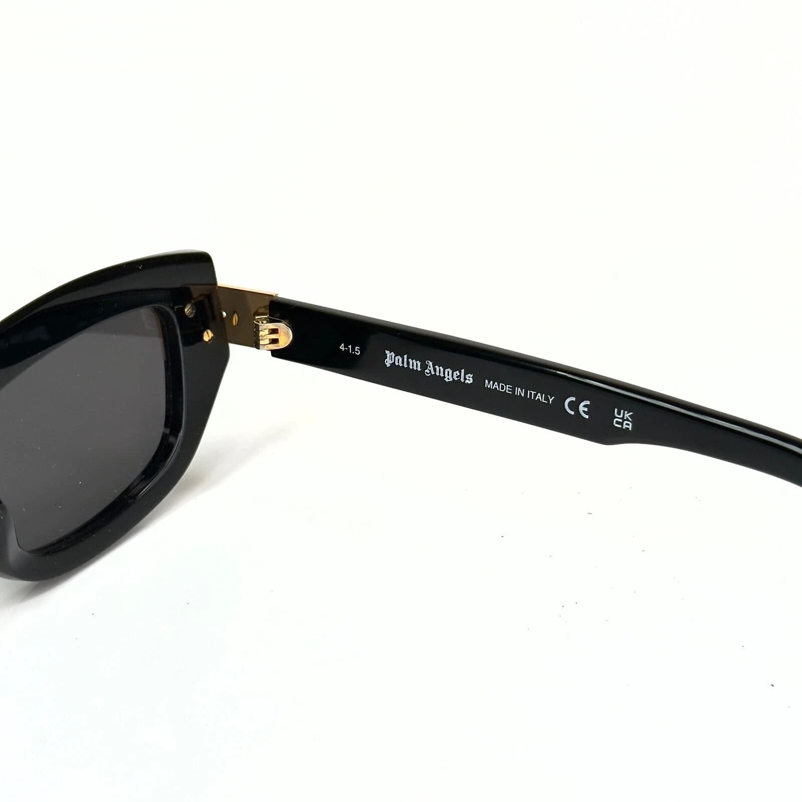 Palm Angels PALM ANGELS PERI10E 10E CLAIRE Black Geometric Sunglass Size ONE SIZE - 4 Thumbnail
