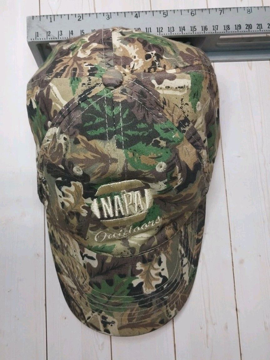 Other NAPA Auto Parts Outdoor Woodland Camouflage Snapback Cap Size ONE SIZE - 8 Thumbnail