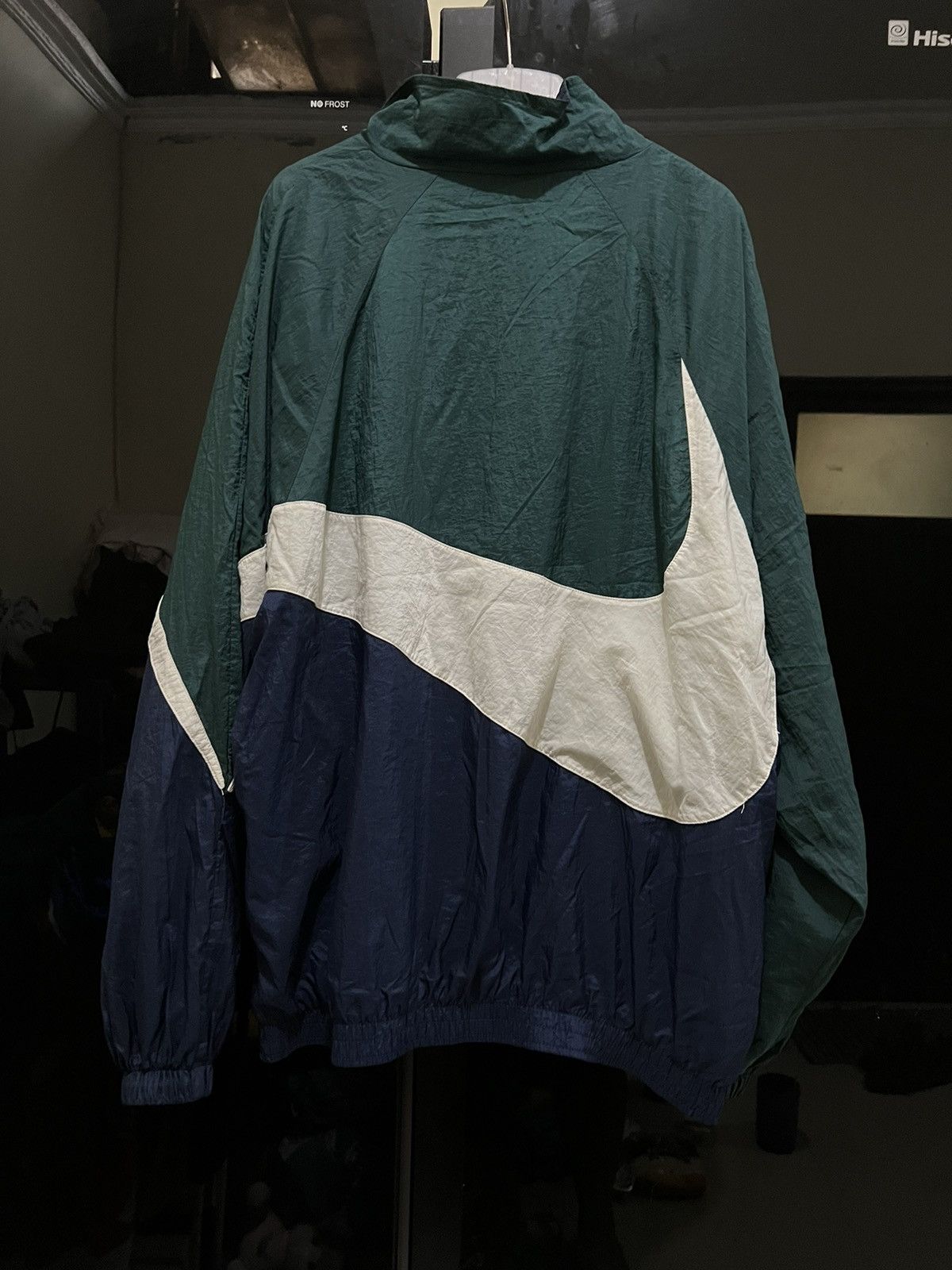 Nike × Nike ACG × Vintage vintage 90s nike big swoosh logo colour block track jacket Size US XL / EU 56 / 4 - 3 Thumbnail
