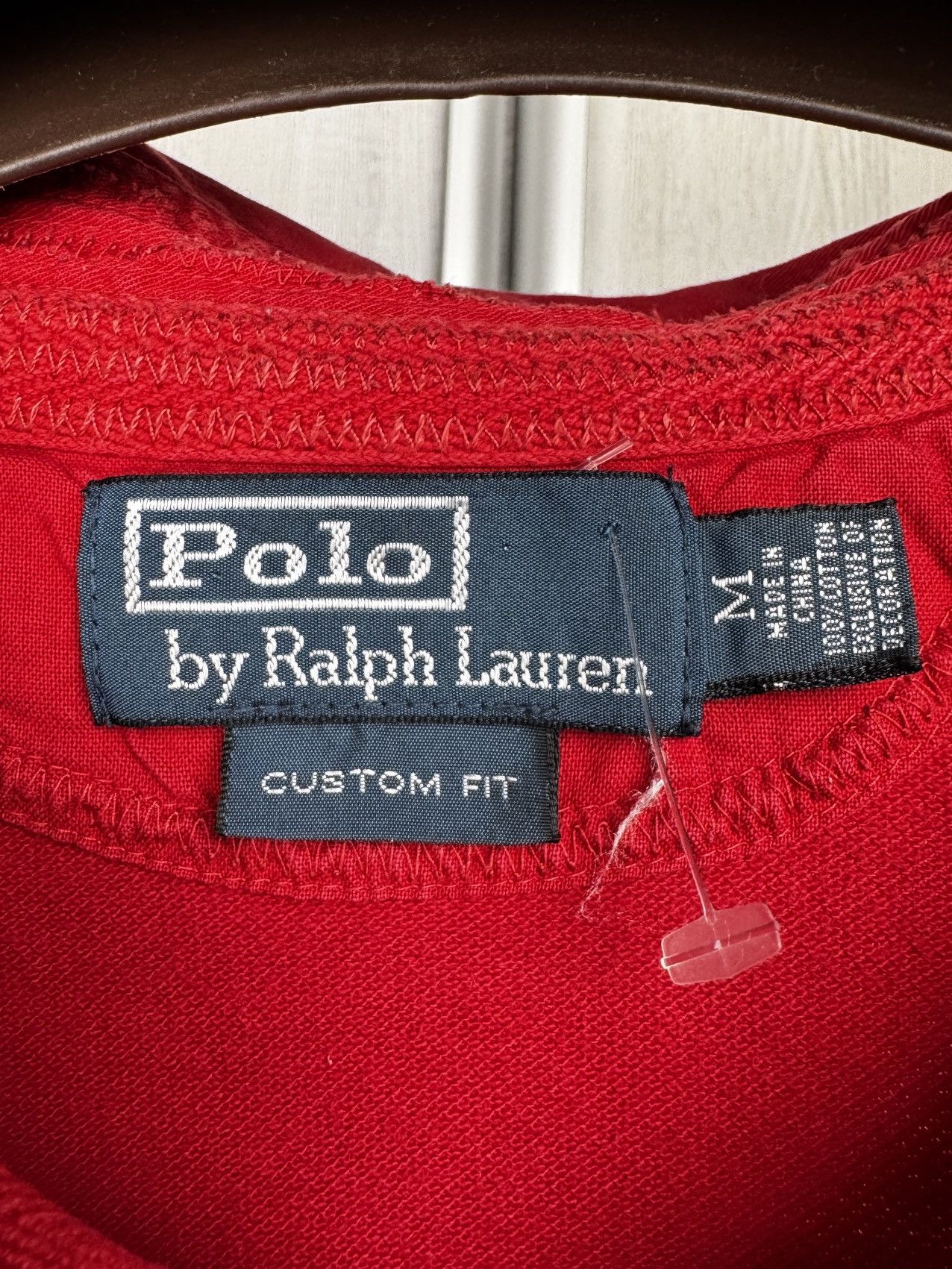 Polo Ralph Lauren Polo Ralph Lauren vintage red heavy rugby polo shirt size M Size US M / EU 48-50 / 2 - 9 Thumbnail