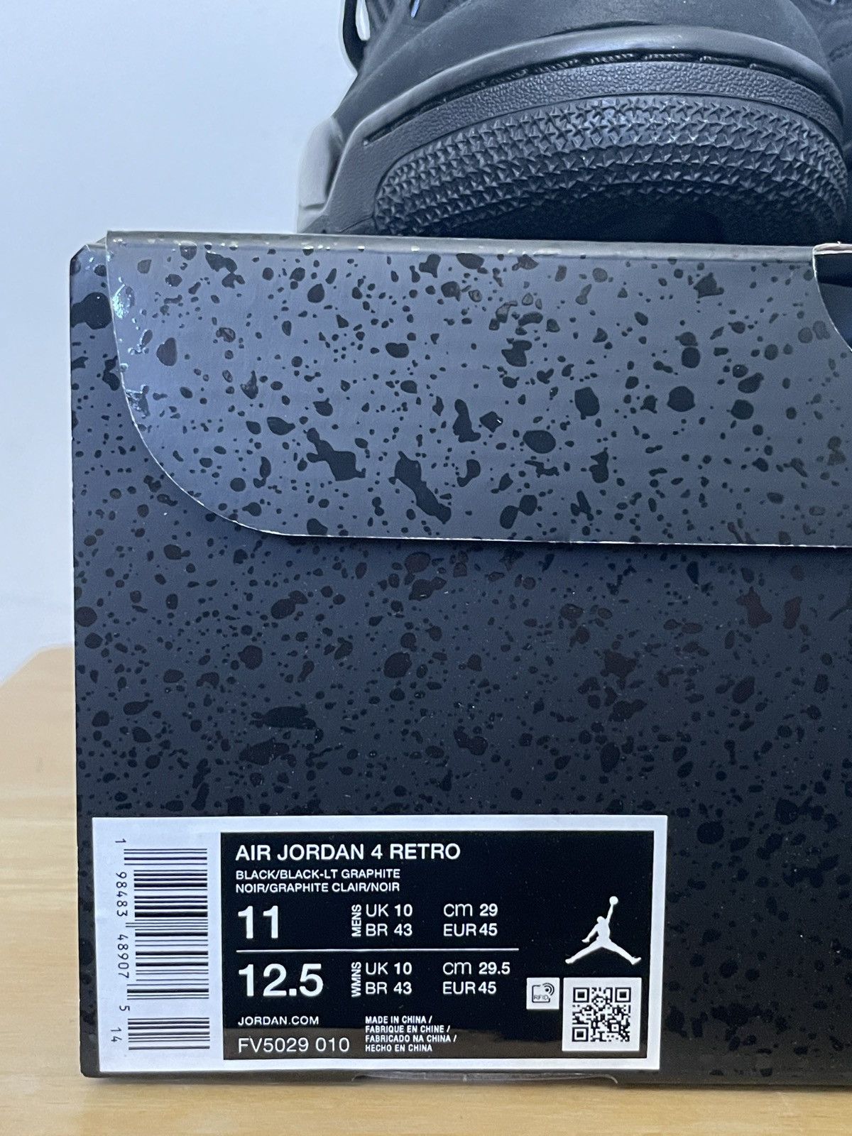 Nike Nike Air Jordan 4 “Black Cat” 2025 Size 11 Size US 11 / EU 44 - 10 Thumbnail