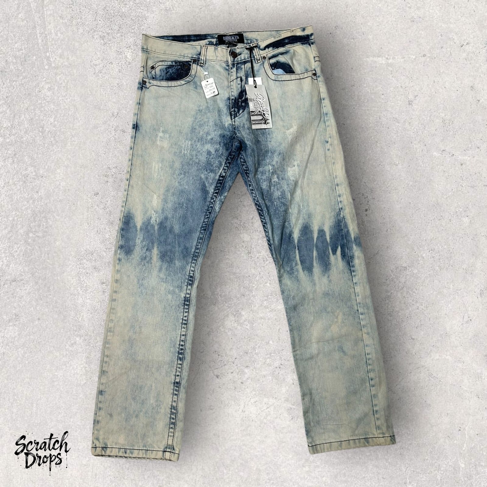 Brooklyn Xpress NWT Brooklyn Xpress Men's Jeans Size 38 Vintage Acid Wash Size US 38 / EU 54 - 1 Thumbnail