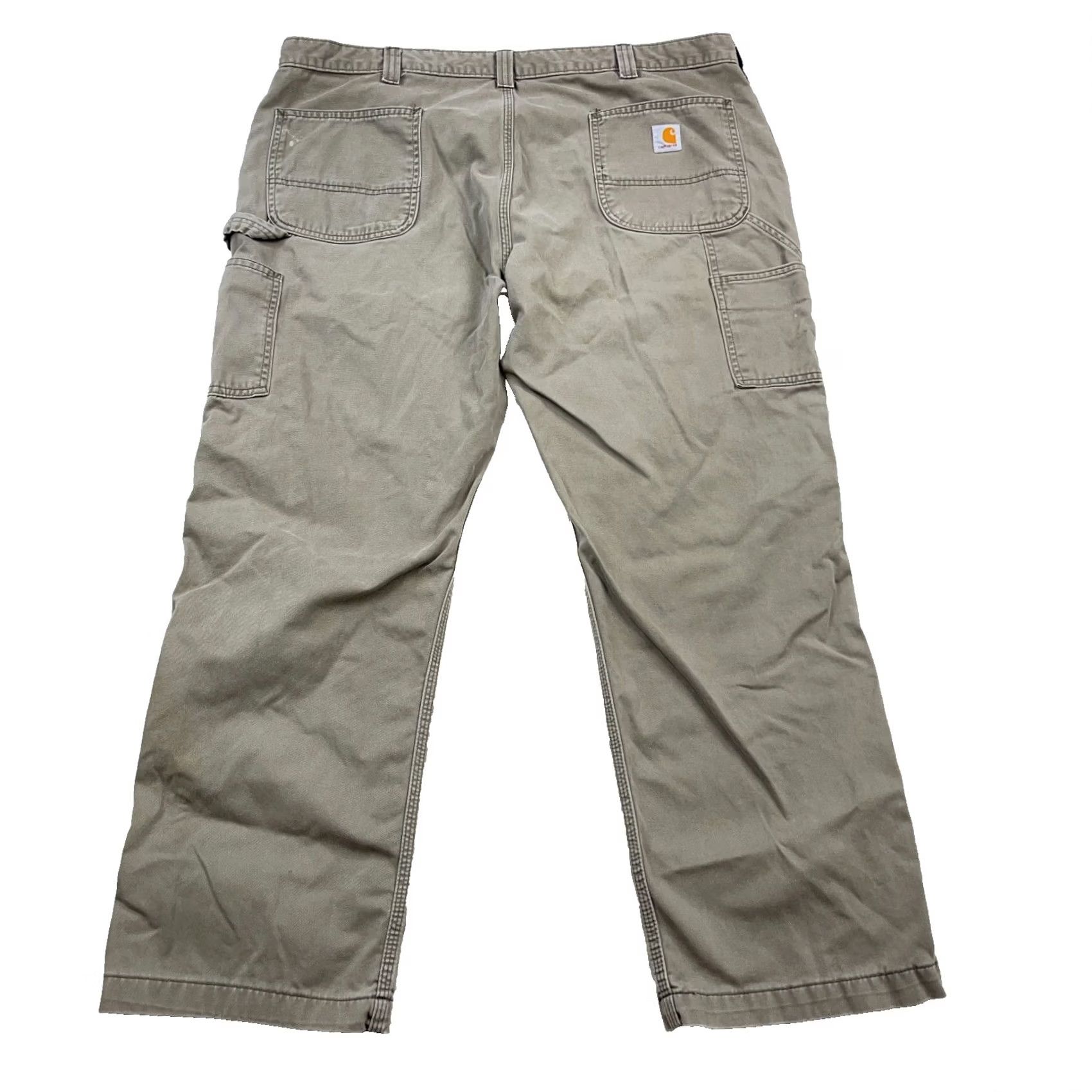 Carhartt VINTAGE Carhartt Pants Men 40x28 Carpenter Gray Twill Baggy Faded Distressed Relaxed Size US 40 / EU 56 - 2 Thumbnail