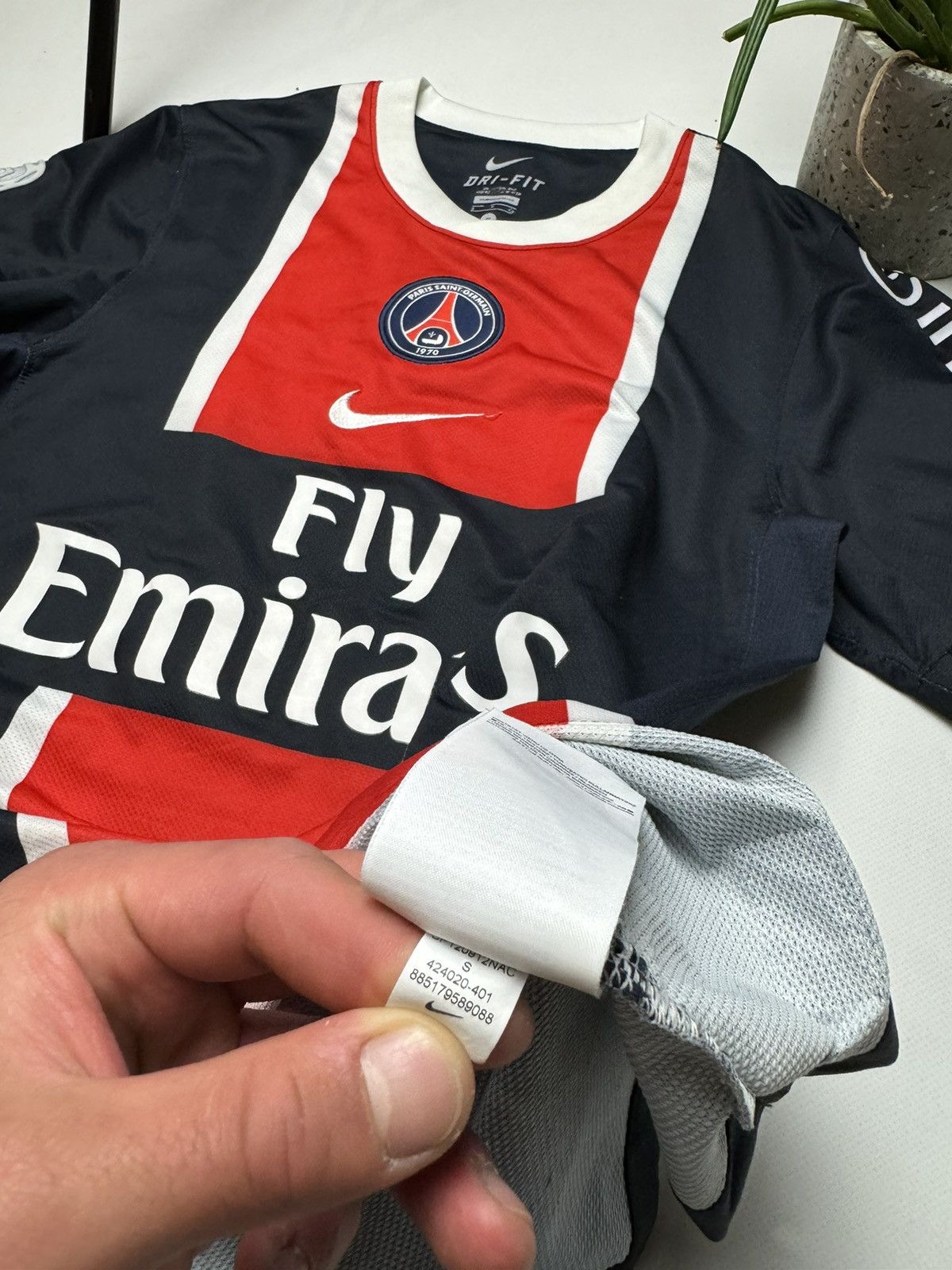 Nike Rare vintage Nike soccer jersey PSG #27 Pastore Size US S / EU 44-46 / 1 - 11 Thumbnail