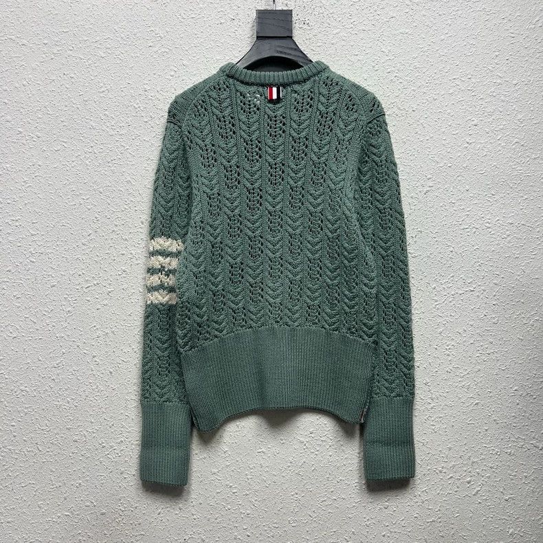 Thom Browne Thom Browne Striped wool, round neck sweater Size M / US 6-8 / IT 42-44 - 2 Thumbnail