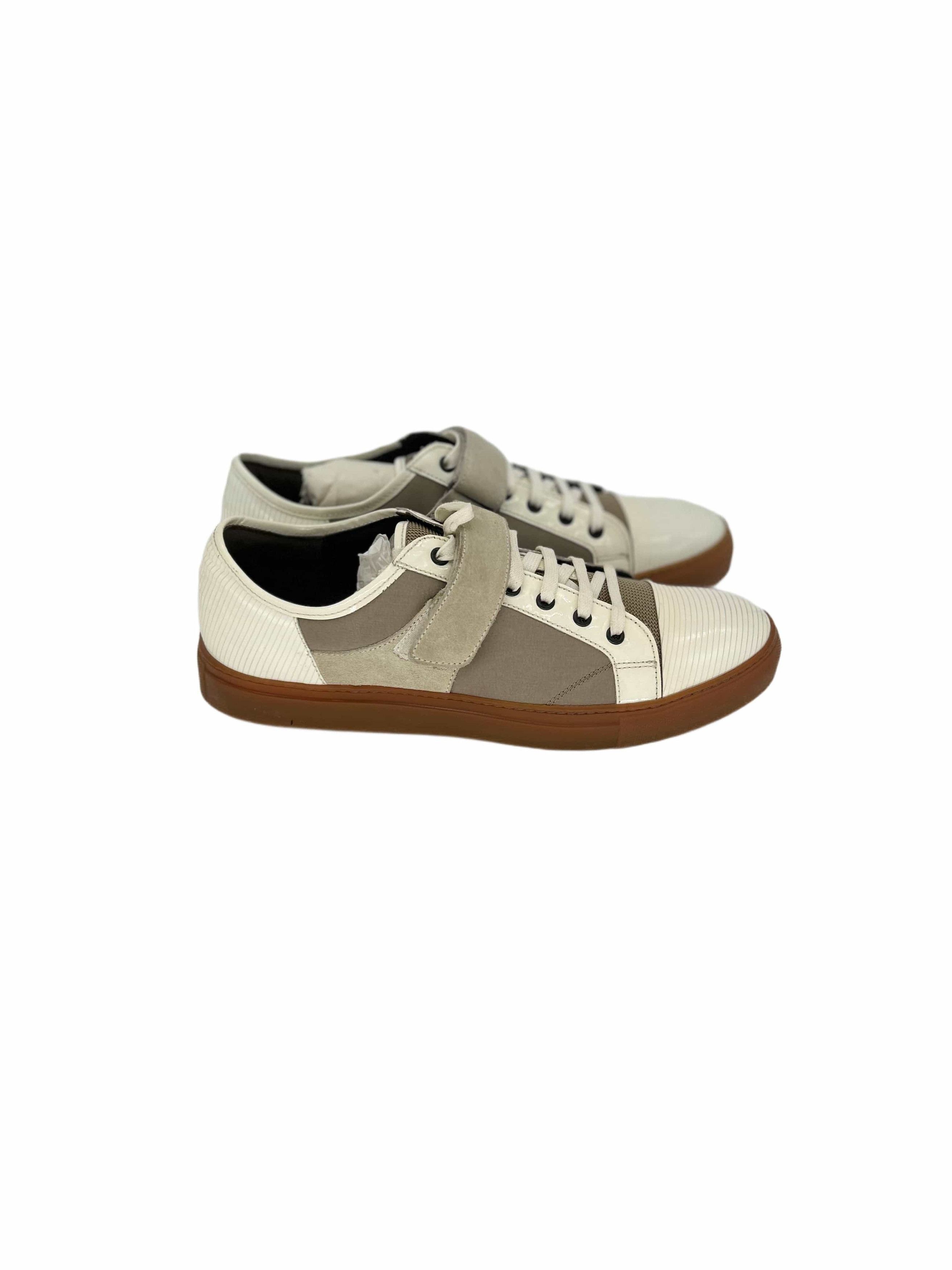 Lanvin Lanvin Bi Fabric / multi Colour Velcro Strap Sneaker Size US 10 / EU 43 - 2 Thumbnail