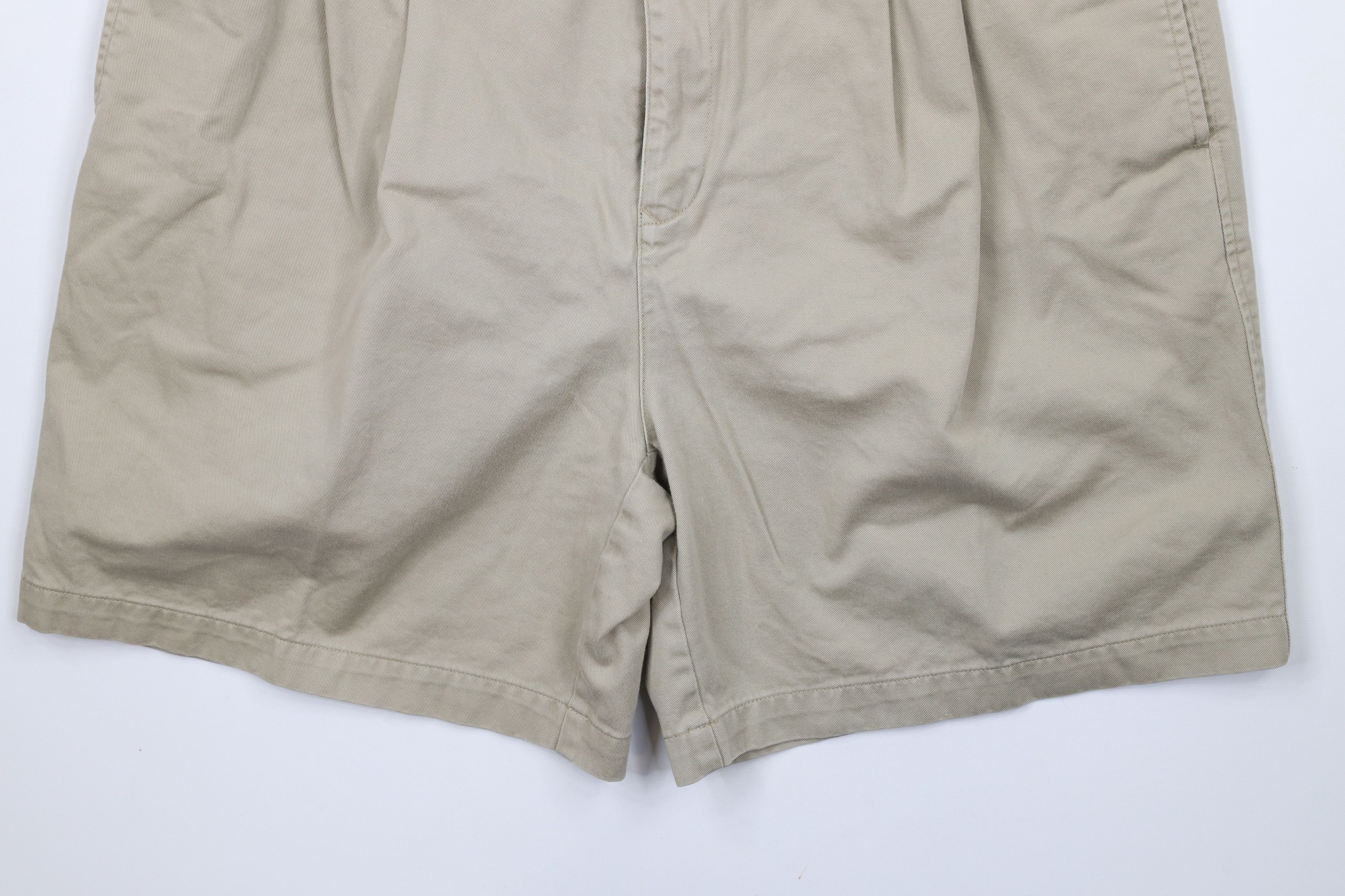 Tommy Hilfiger × Vintage Vintage 90s Tommy Hilfiger Above Knee Chino Shorts Beige Size US 38 / EU 54 - 4 Thumbnail