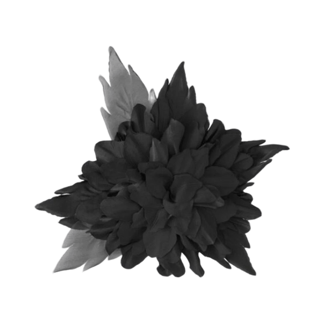 Saint Laurent Paris o1la1rc1a1025 Size: OS / Oversized Dahlia and Leaves Brooch Size ONE SIZE - 1 Preview