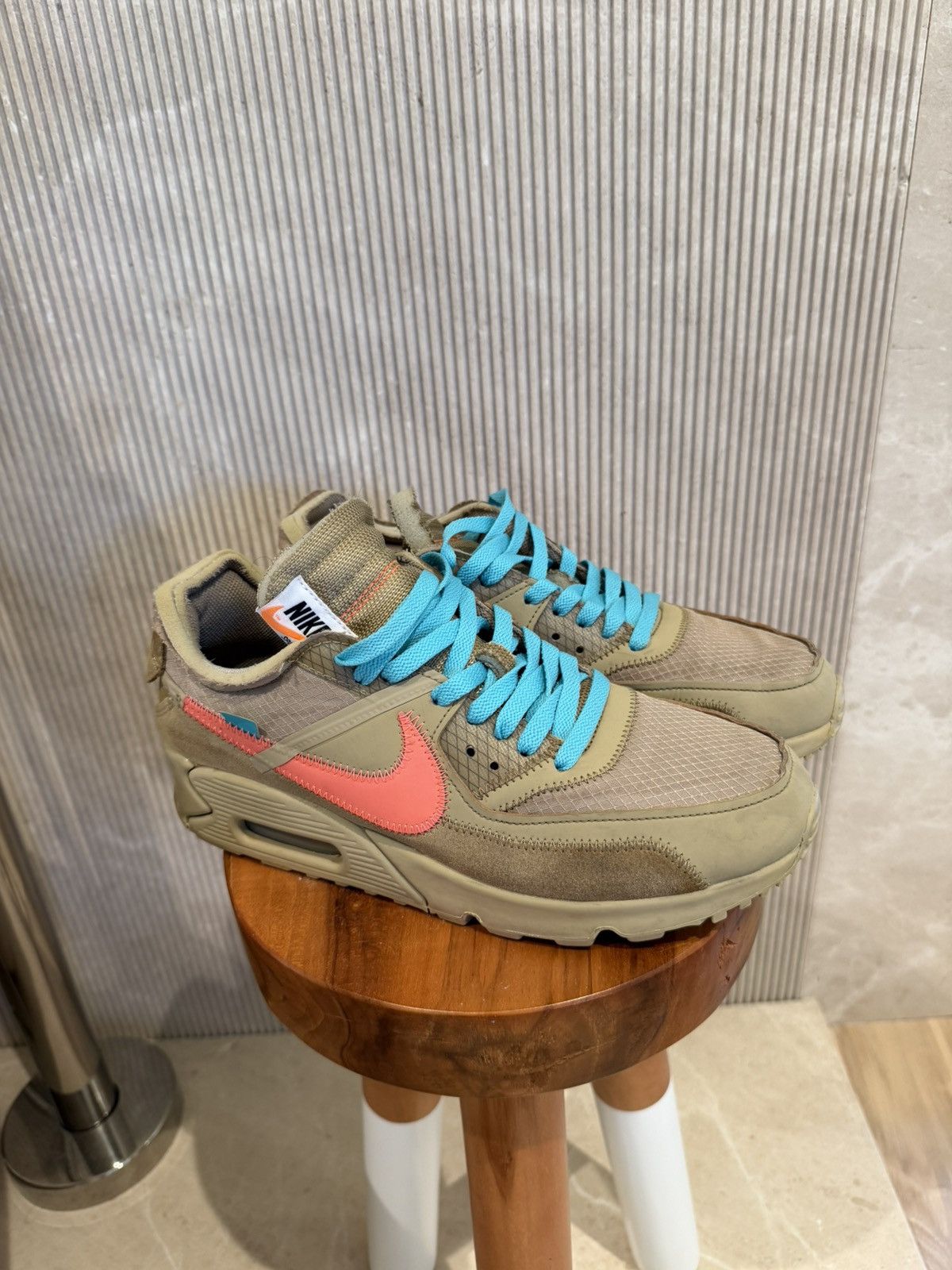 Off-White × Nike Air Max 90 Desert Ore