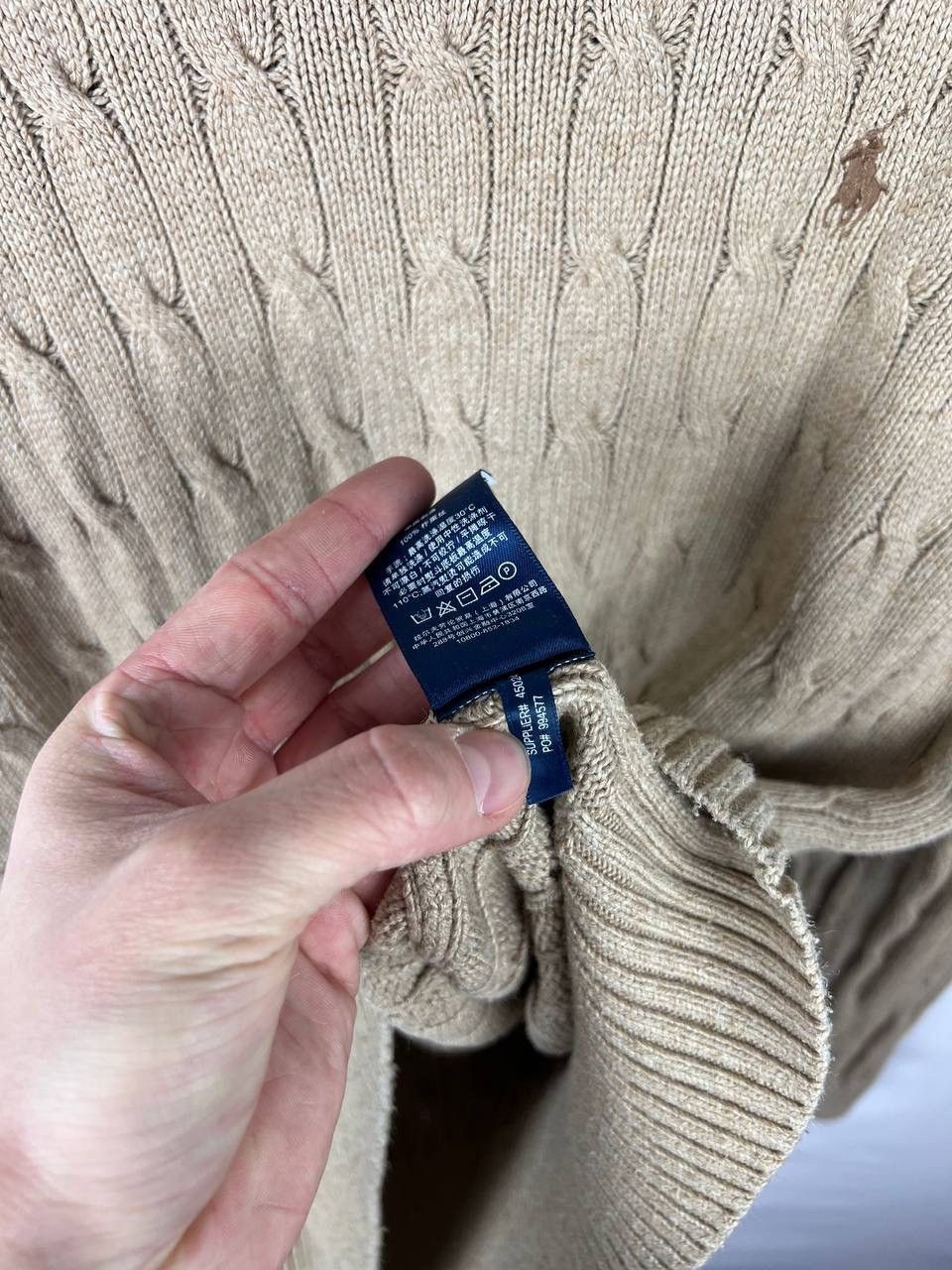 Polo Ralph Lauren Polo Ralph Lauren cable knit vintage sweater size M Size US M / EU 48-50 / 2 - 6 Thumbnail
