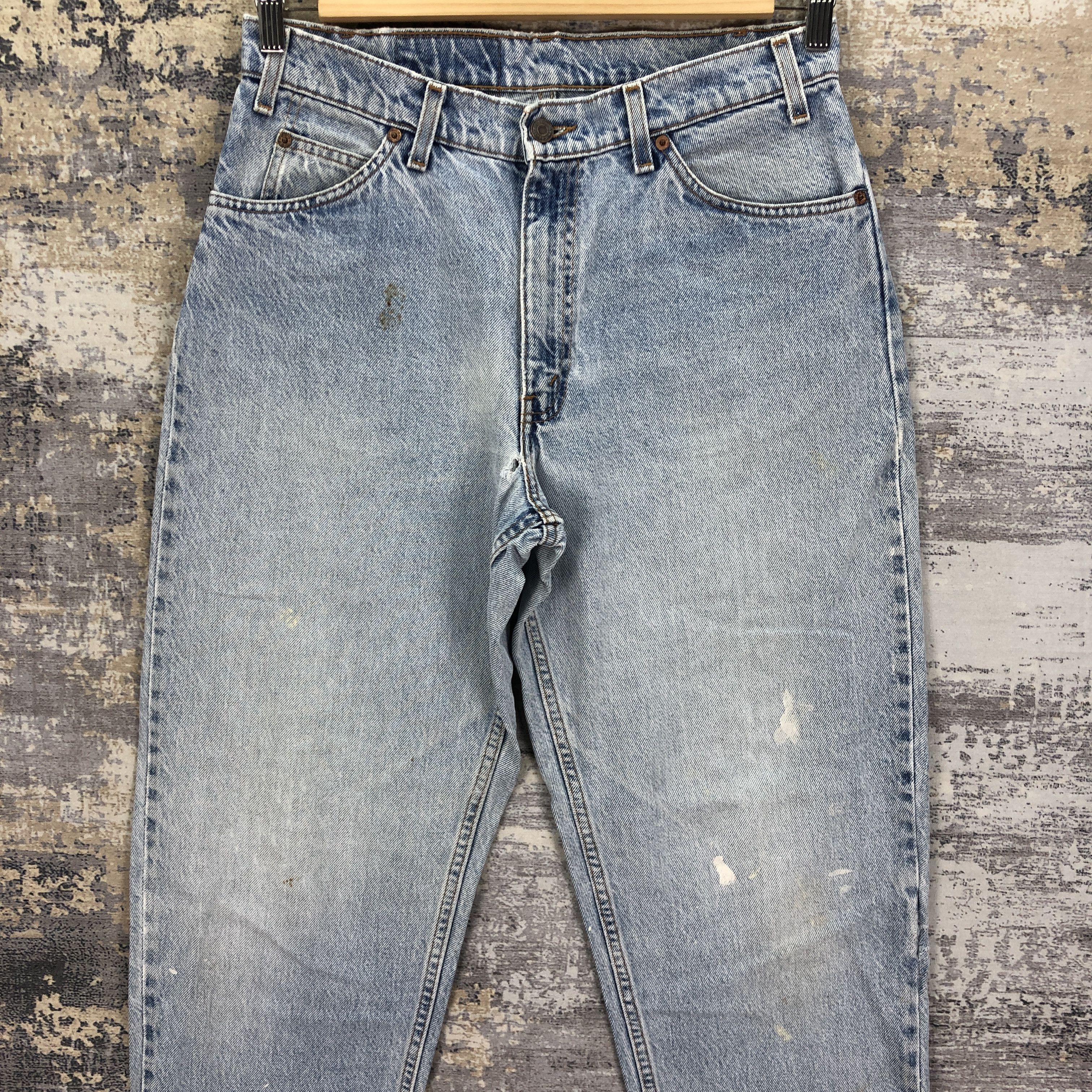 Levi's Vintage Levis 560 Distressed Jeans Levi'sLight Wash Denim Size 28" / US 6 / IT 42 - 3 Thumbnail