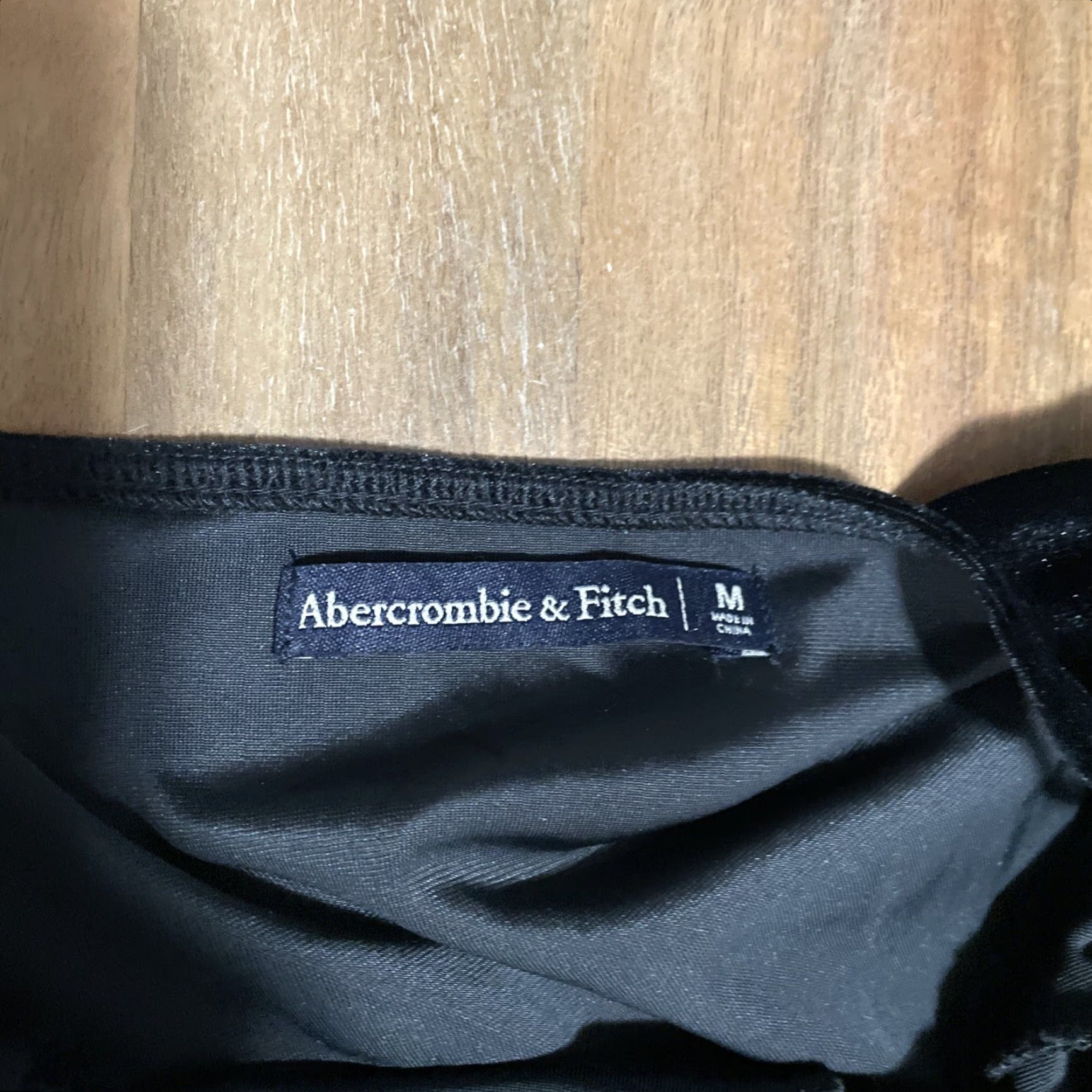 Abercrombie & Fitch Abercrombie & Fitch Black Velvet Wide Leg Jumpsuit Womens M Sleeveless Bow Size 32" / US 10 / IT 46 - 3 Thumbnail