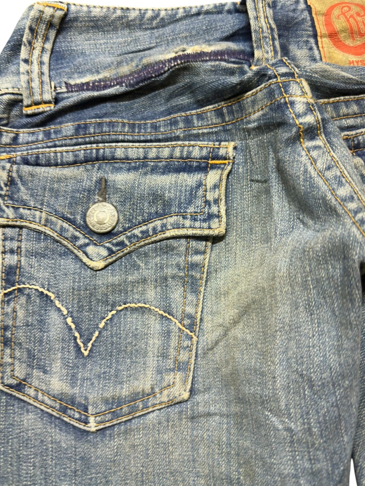 Hysteric Glamour Vintage Chilling By Hysteric Glamour Low Rise Flare Denim Size US 27 - 6 Thumbnail