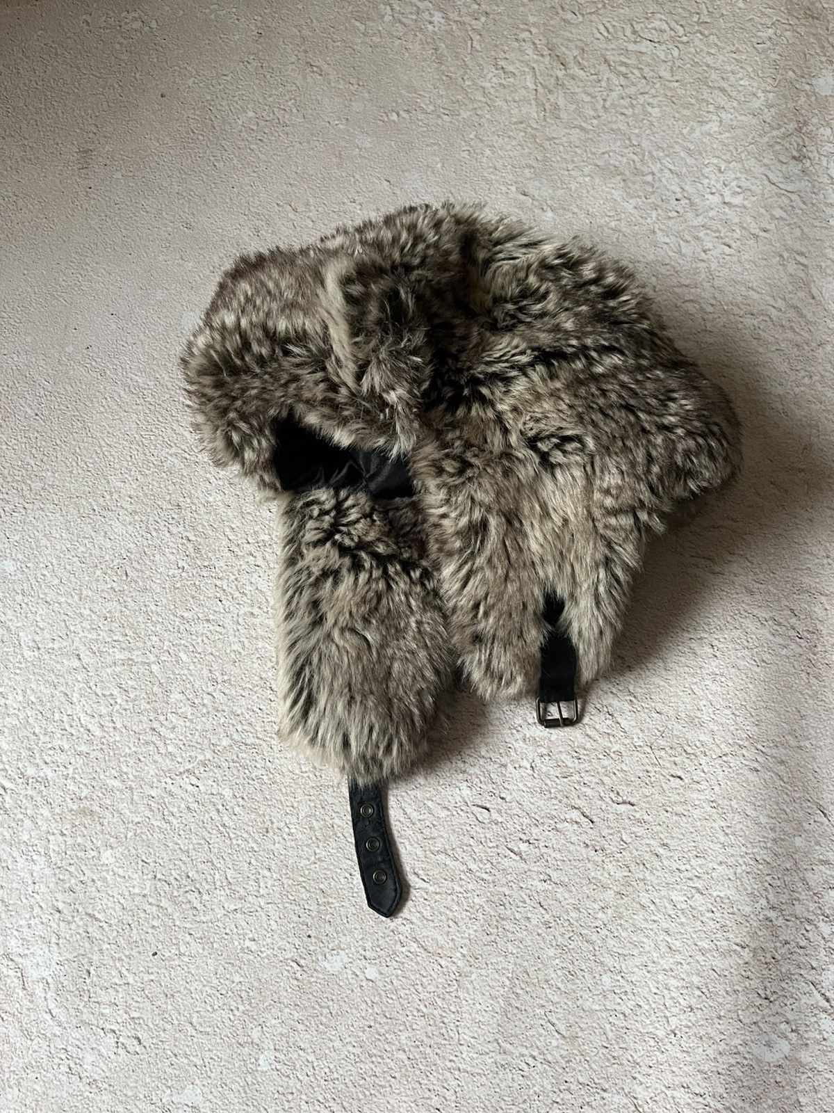 Other Faux Fur Trapper Hat / Wolf Grey Ushanka Size ONE SIZE - 1 Thumbnail
