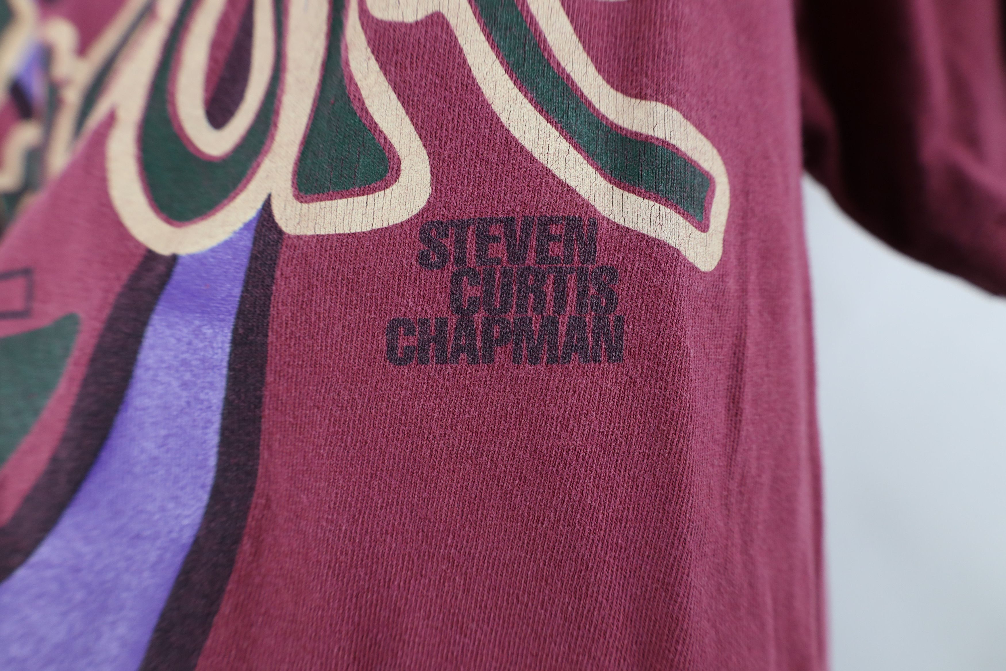 Vintage Vintage 90s Christian Treasure Steven Curtis Chapman T-Shirt Size US L / EU 52-54 / 3 - 12 Thumbnail