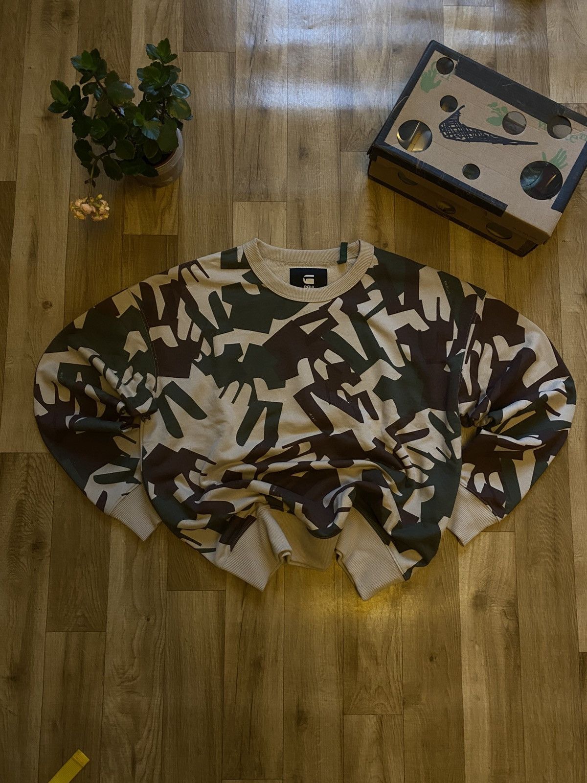 G-Star × Vintage G-Star RAW Camo Crewneck Sweatshirt Size US M / EU 48-50 / 2 - 1 Thumbnail