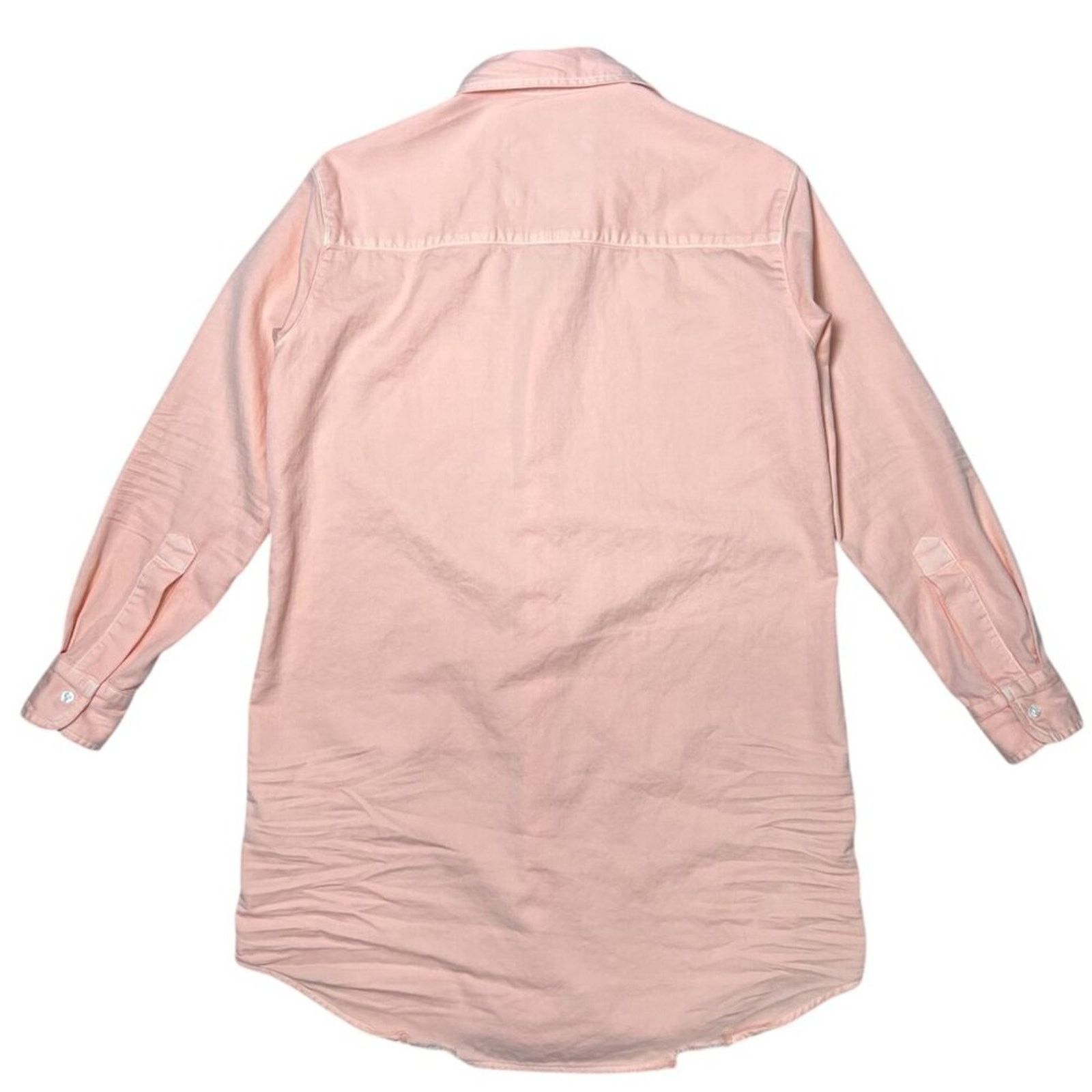 Frank & Eileen Frank & Eileen Mary Denim Shirtdress XXS Peach Pink Size XXS / US 00 / IT 34 - 2 Thumbnail