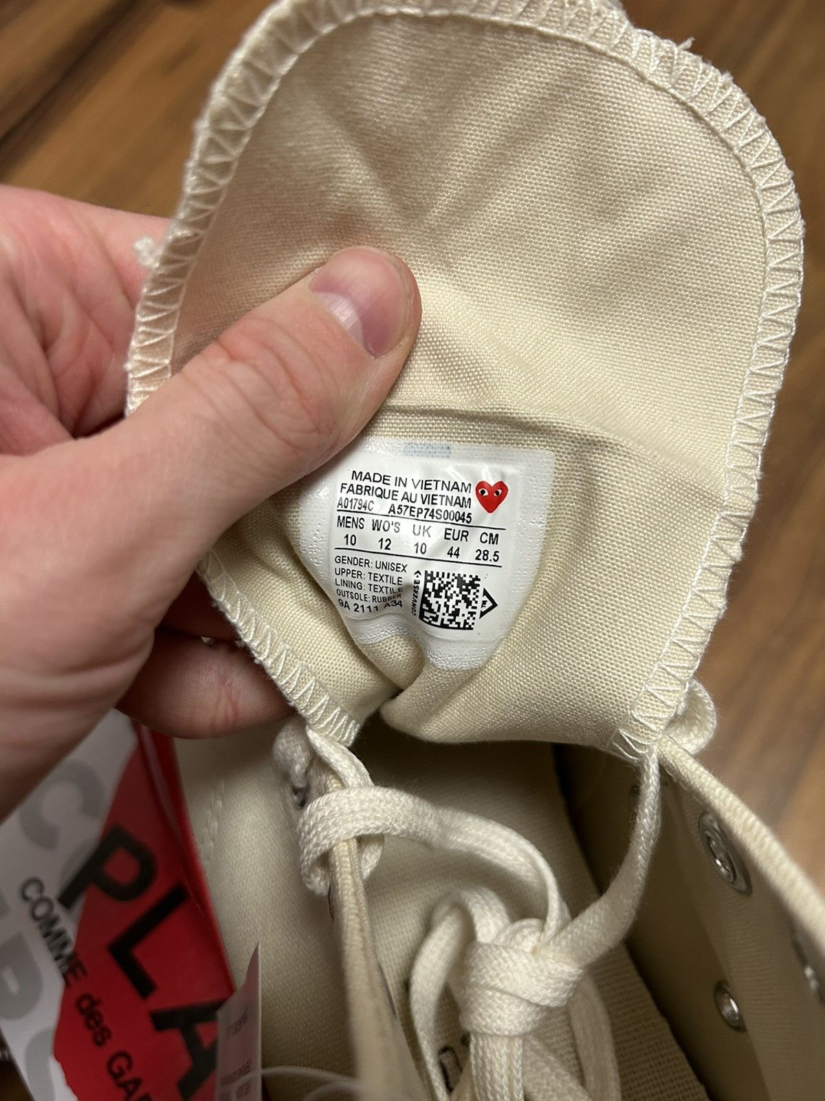 Comme des Garcons PLAY × Converse Comme des garçons play chuck x converse Size US 11 / EU 44 - 7 Thumbnail