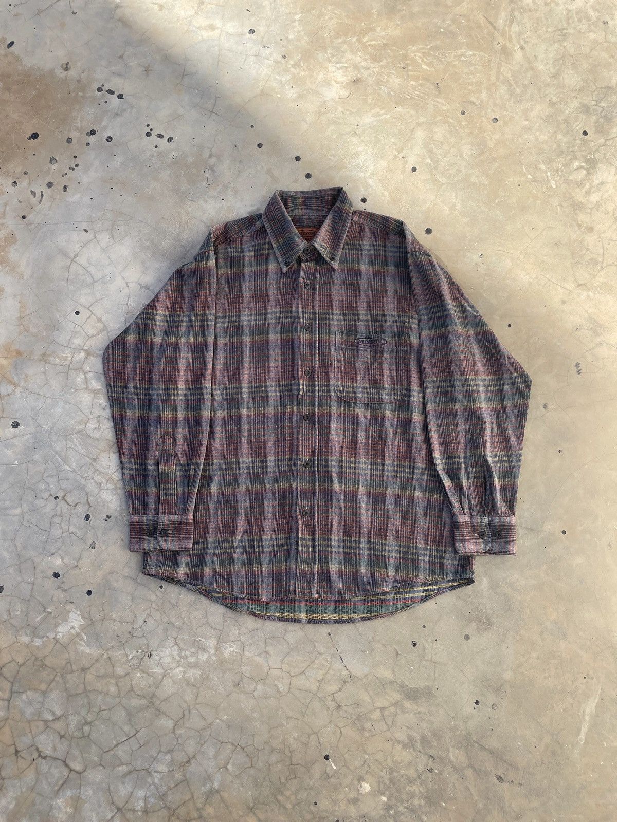 Missoni Vintage Italian Designer Missoni Long Sleeve Button Up Shirt Size US L / EU 52-54 / 3 - 1 Thumbnail