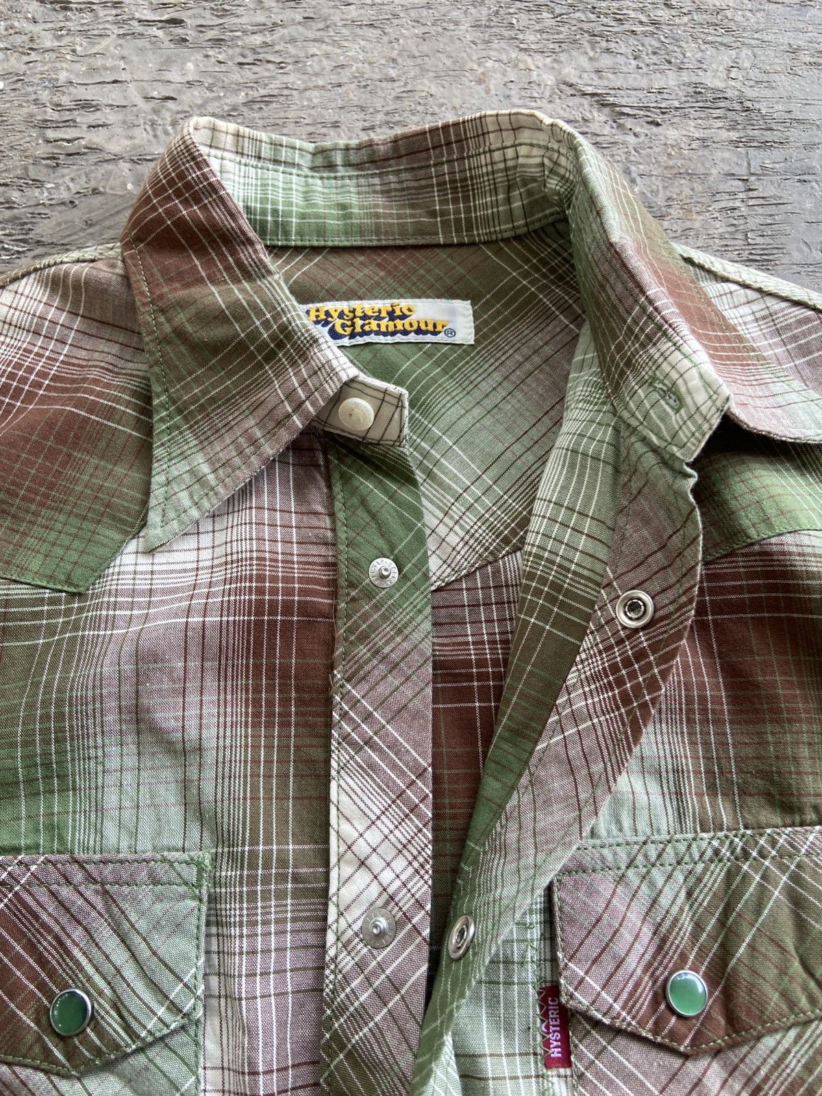 2000s Hysteric Glamour - Western Style Snap Button Up Shirt