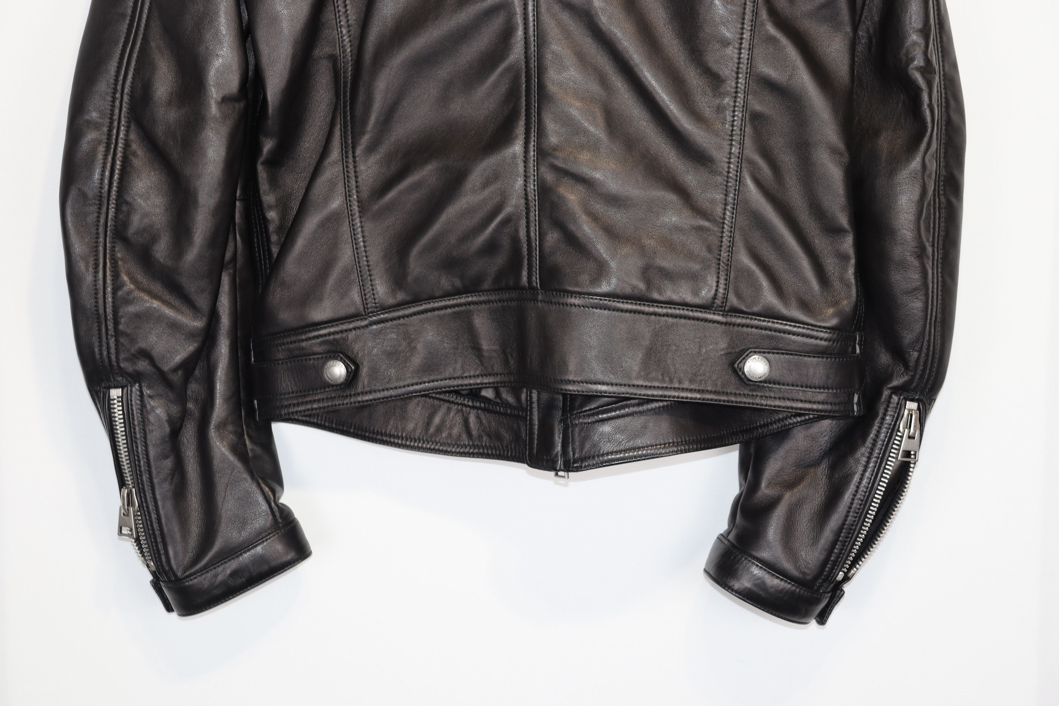 Tom Ford o1rshd1 Leather Jacket in Black Size US M / EU 48-50 / 2 - 10 Thumbnail