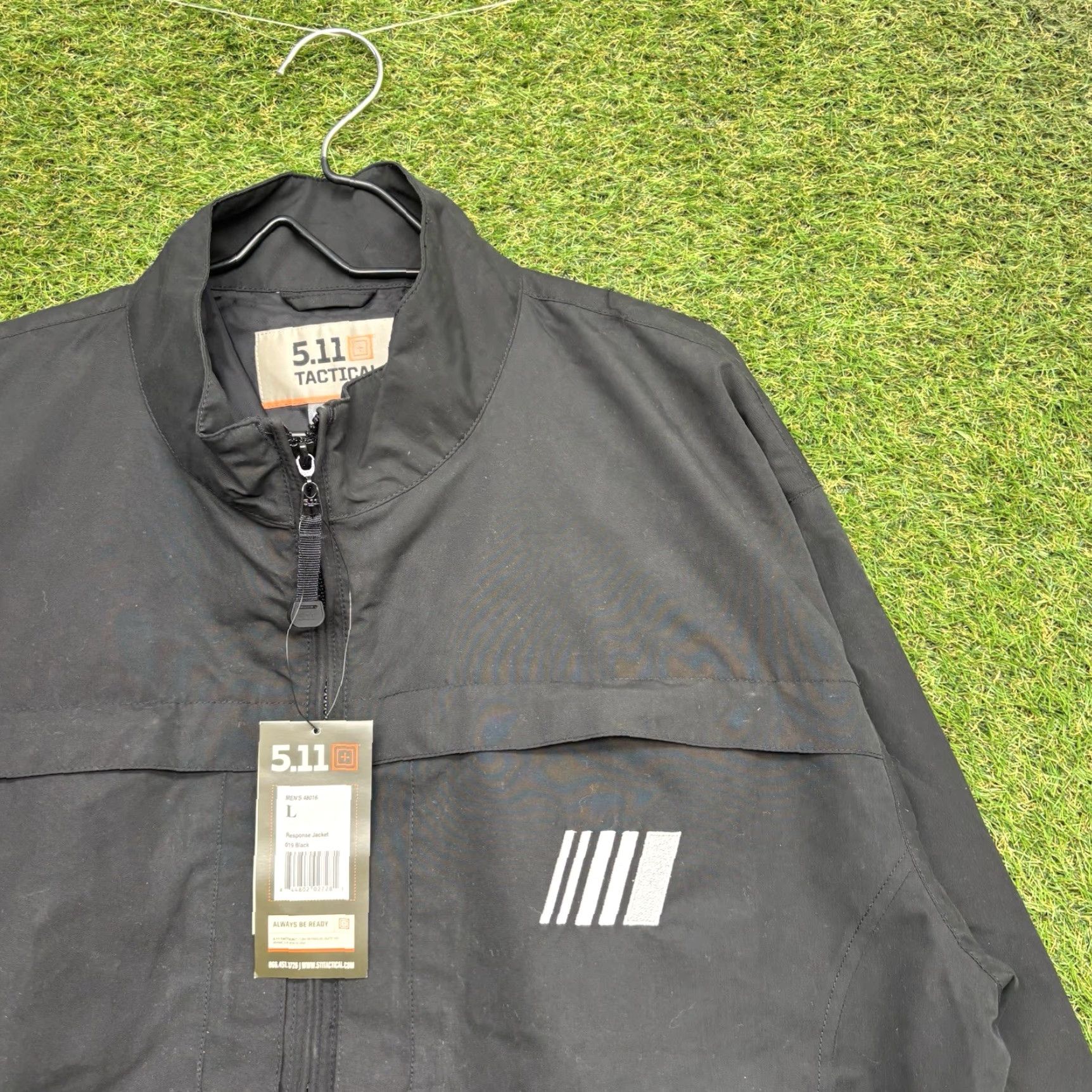 Vintage 5.11 TACTICAL Jacket Large Windbreaker Long Sleeve Workwear NWT Black Mens Size US L / EU 52-54 / 3 - 3 Thumbnail