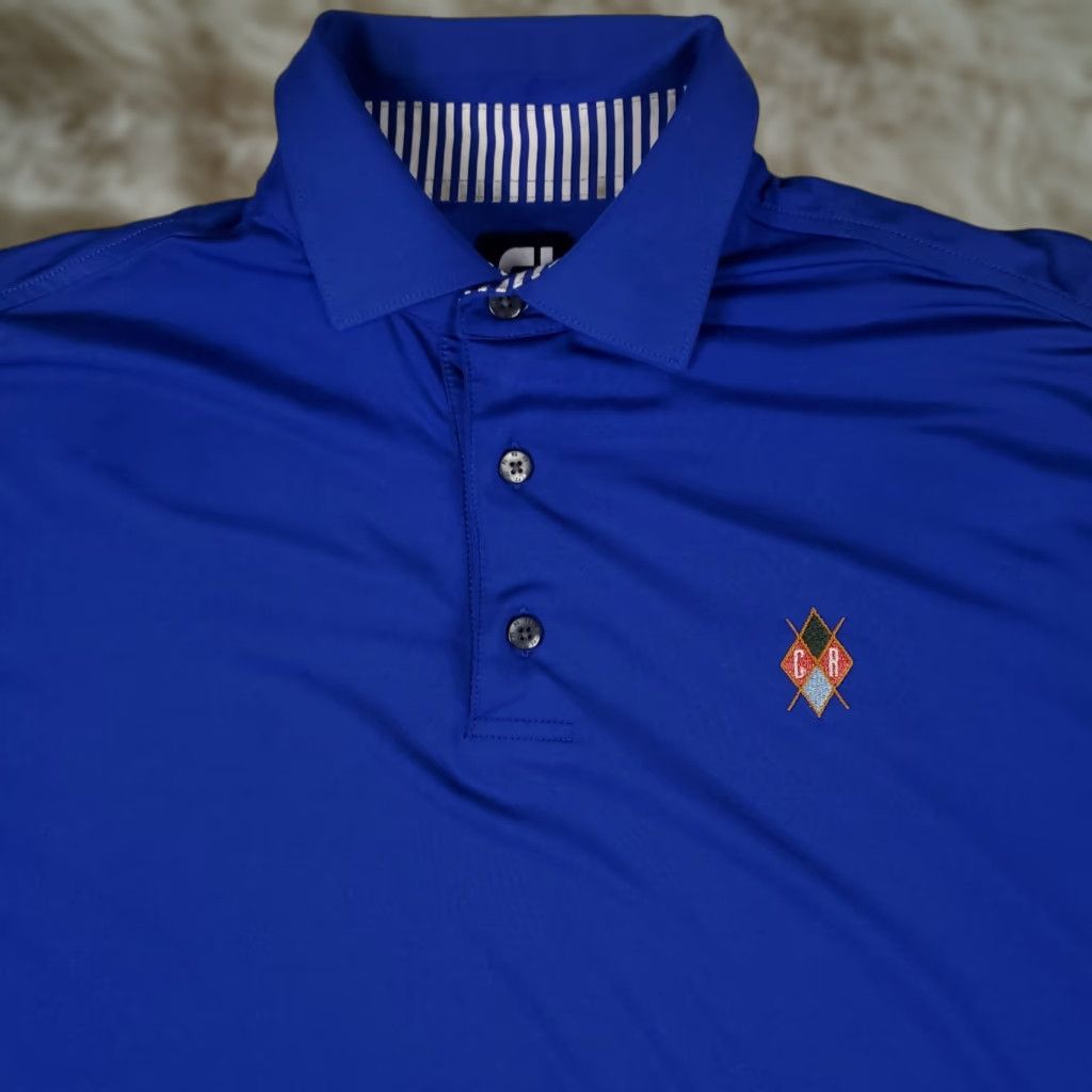 Footjoy FootJoy Polo Shirt Mens M Blue Short Sleeve Golf Shirt Size US M / EU 48-50 / 2 - 1 Thumbnail