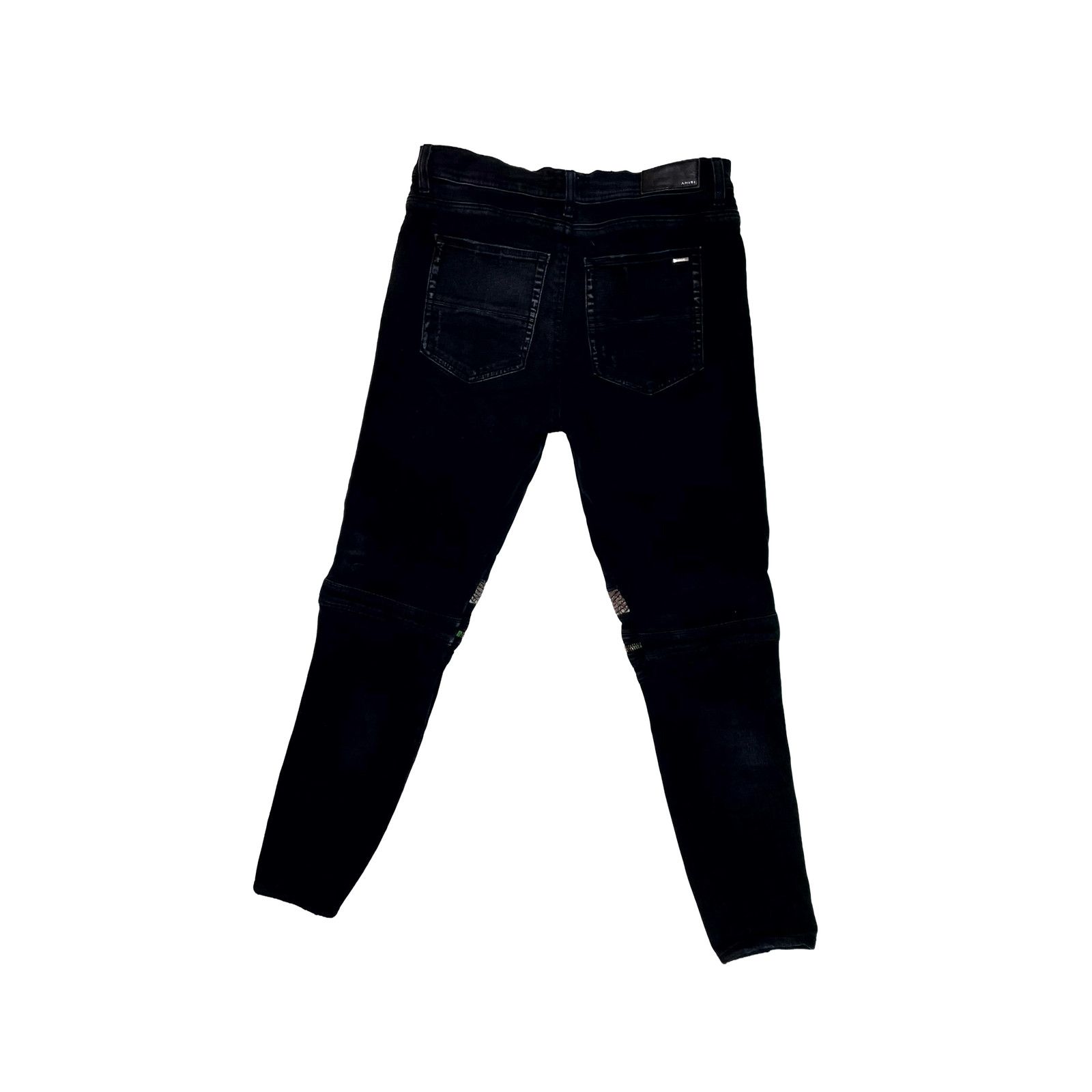 Amiri Amiri MX2 Paisley Black Wash & Brown Jeans Size US 36 / EU 52 - 2 Thumbnail