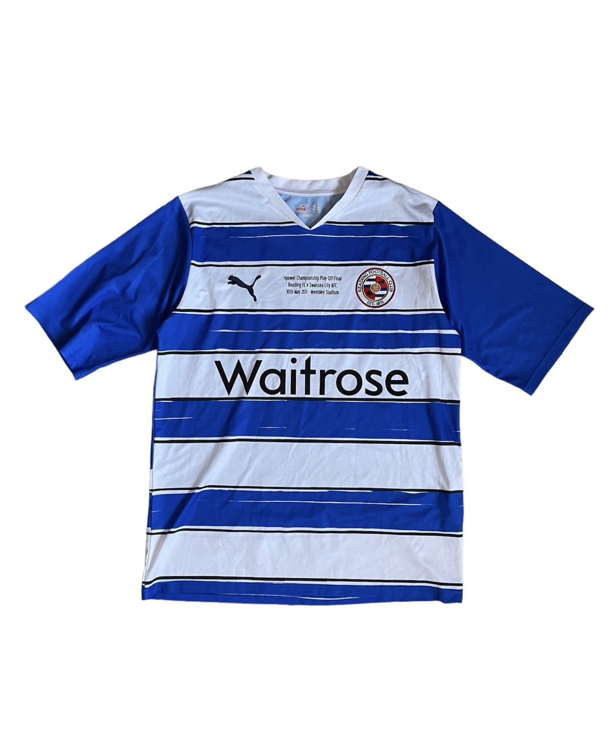 Puma × Vintage Vintage Puma Reading FC 2011 final gaming jersey rare Size US L / EU 52-54 / 3 - 1 Thumbnail