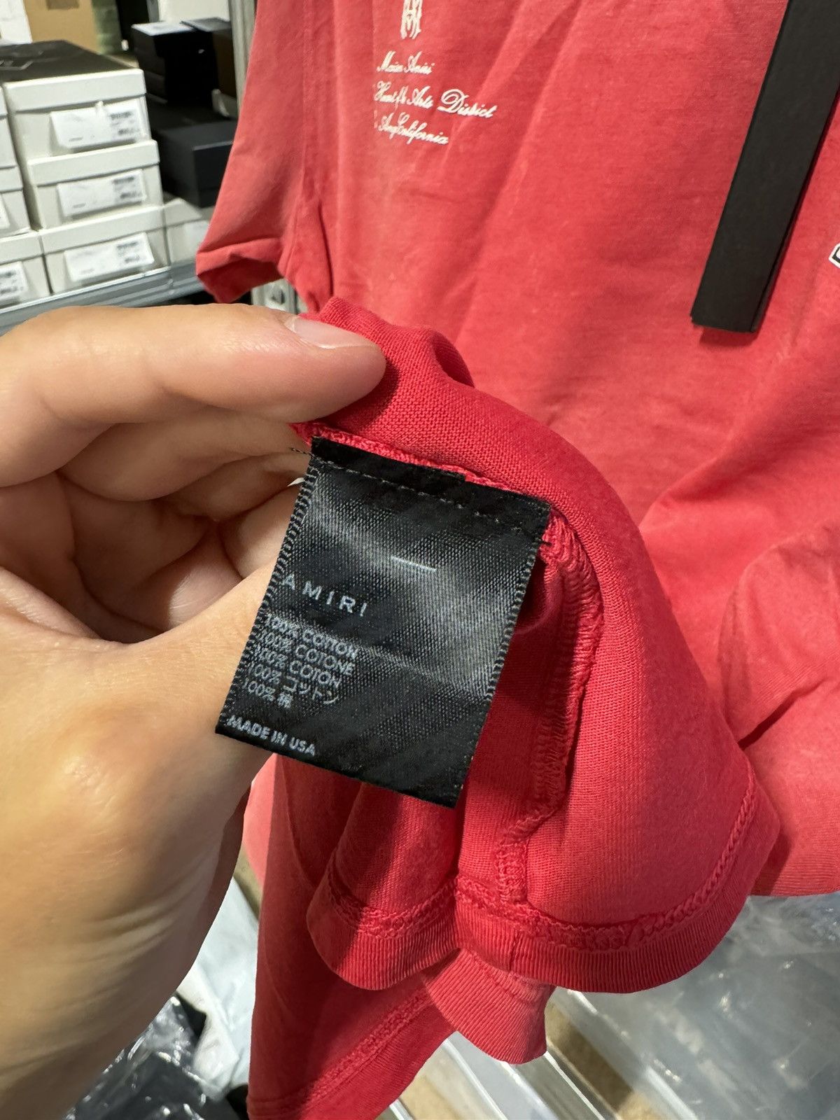 Amiri Amiri Vintage Collegiate Logo T-Shirt NEW 550$ Size US S / EU 44-46 / 1 - 6 Thumbnail