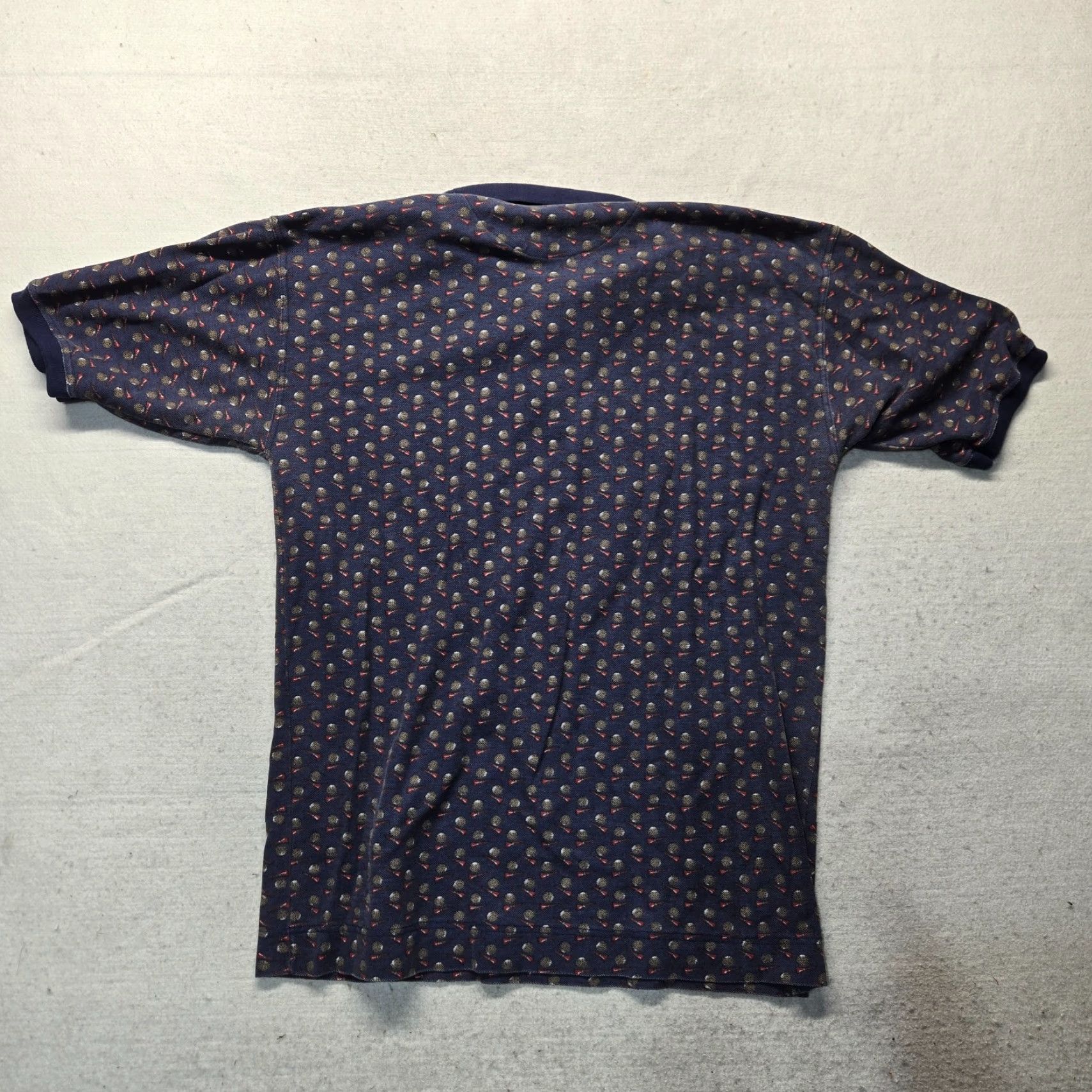 Bugle Boy Vtg. 90s Bugle Boy Company Golf Theme Polo Shirt Adult Men's XL Blue Polo Shirts 90s Mens Size US XL / EU 56 / 4 - 7 Thumbnail